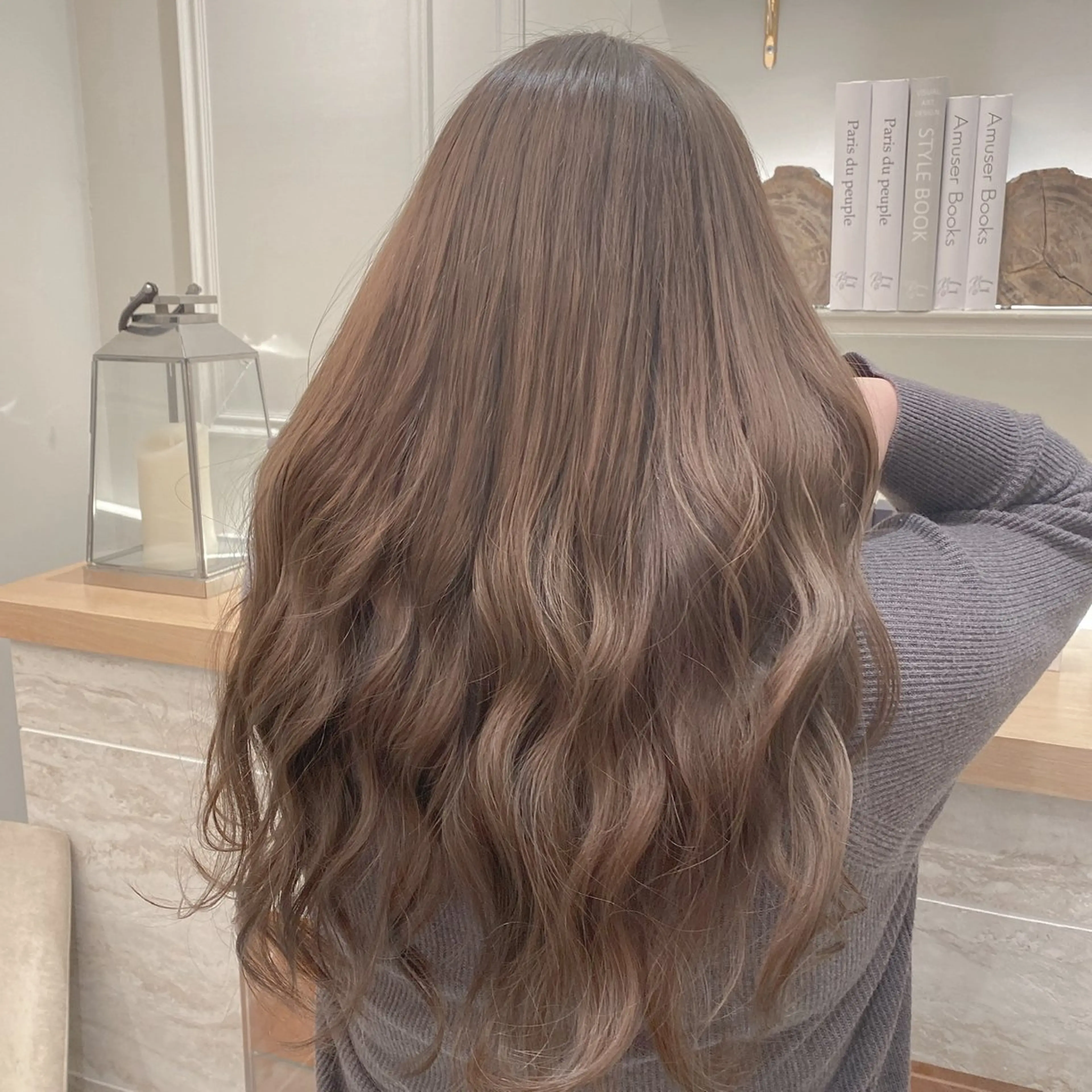 ロング カラー ヘアカラー トリートメント 艶カラー吉祥寺🌸 KAZUEのヘアスタイル