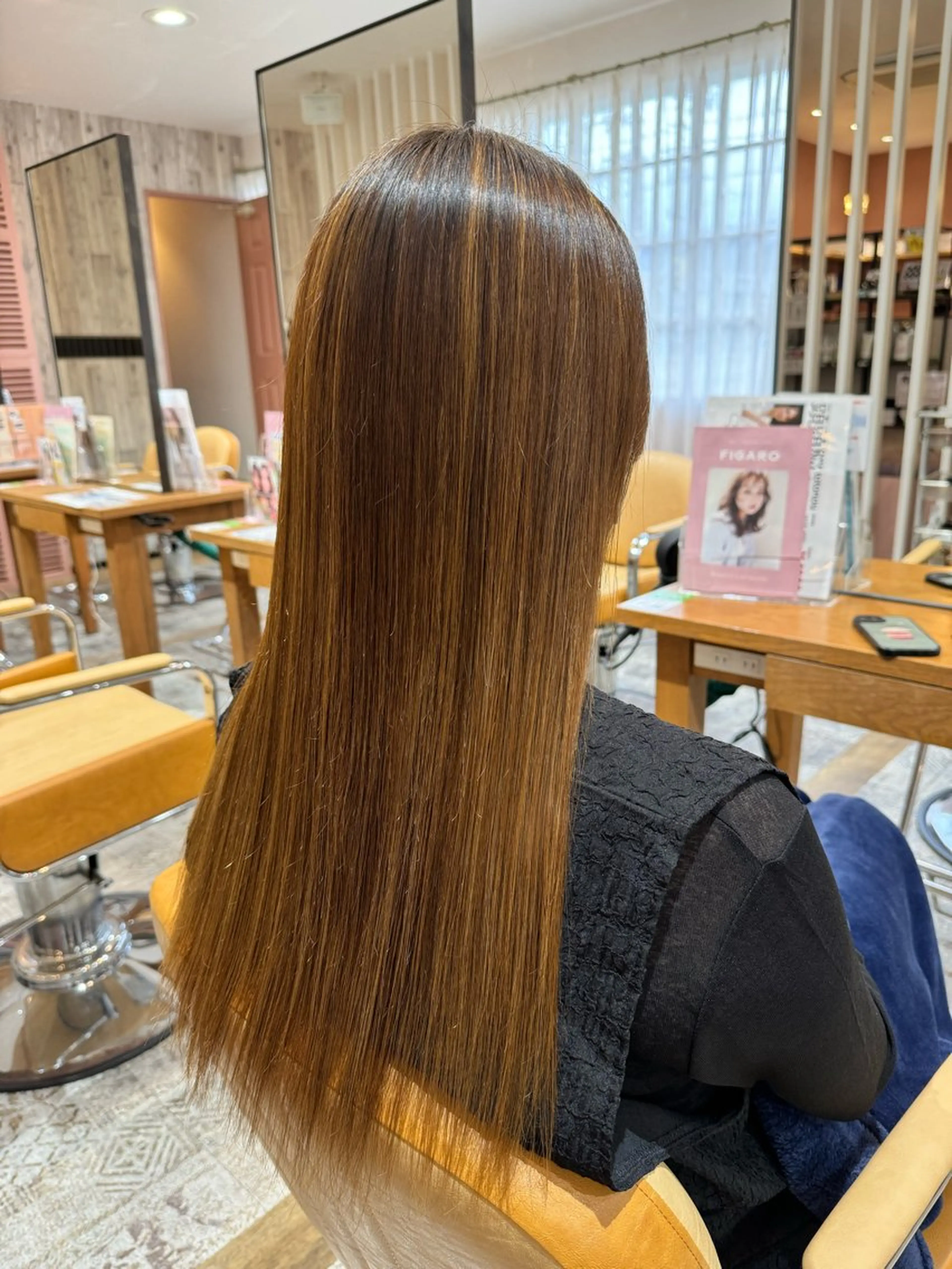 セミロング 縮毛矯正 Re Yudaiのヘアスタイル