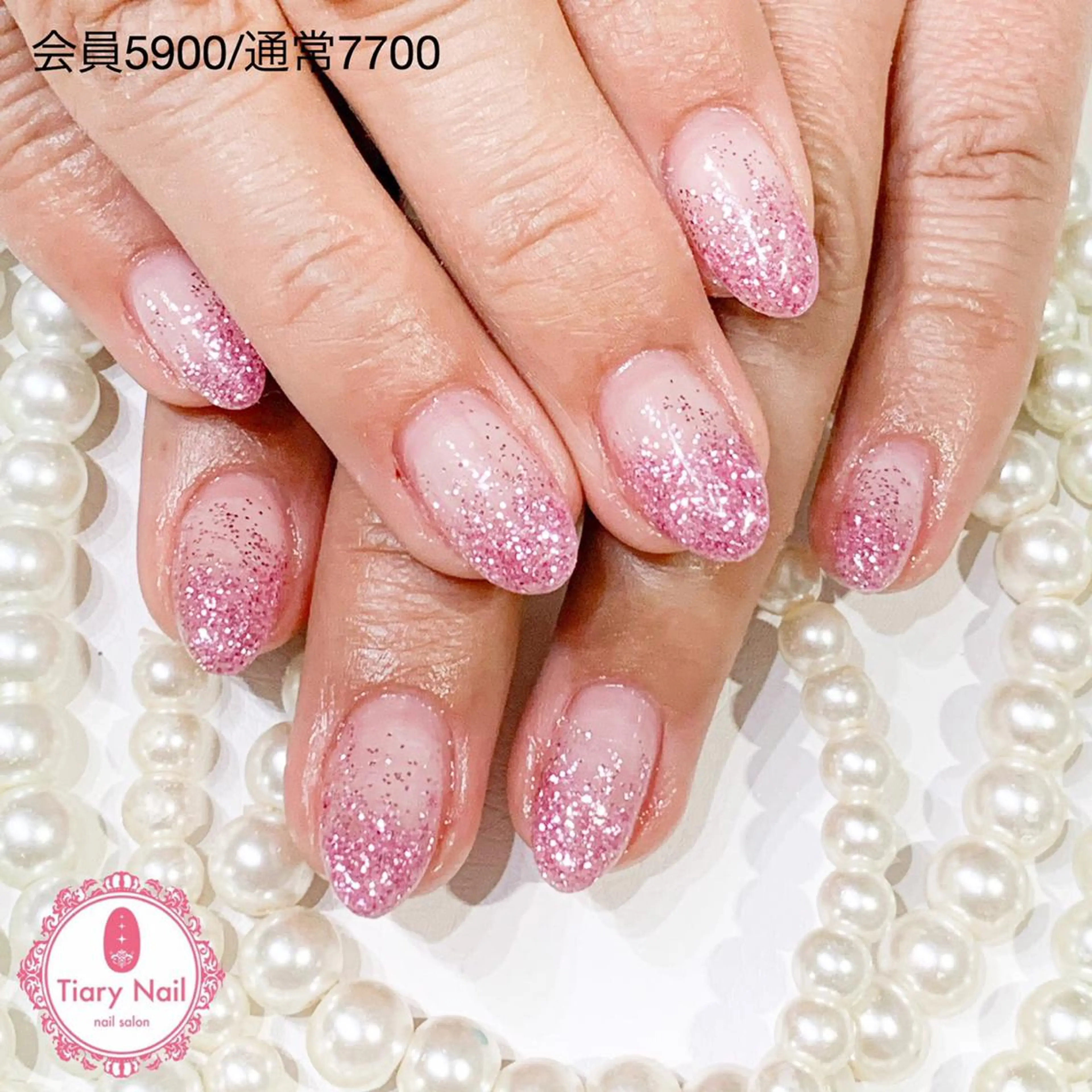 ネイル 桜ネイル 長さ出し オフィスネイル スカルプネイル シンプルネイル 💗🪽Tiary Nail🪽💗のネイルデザイン