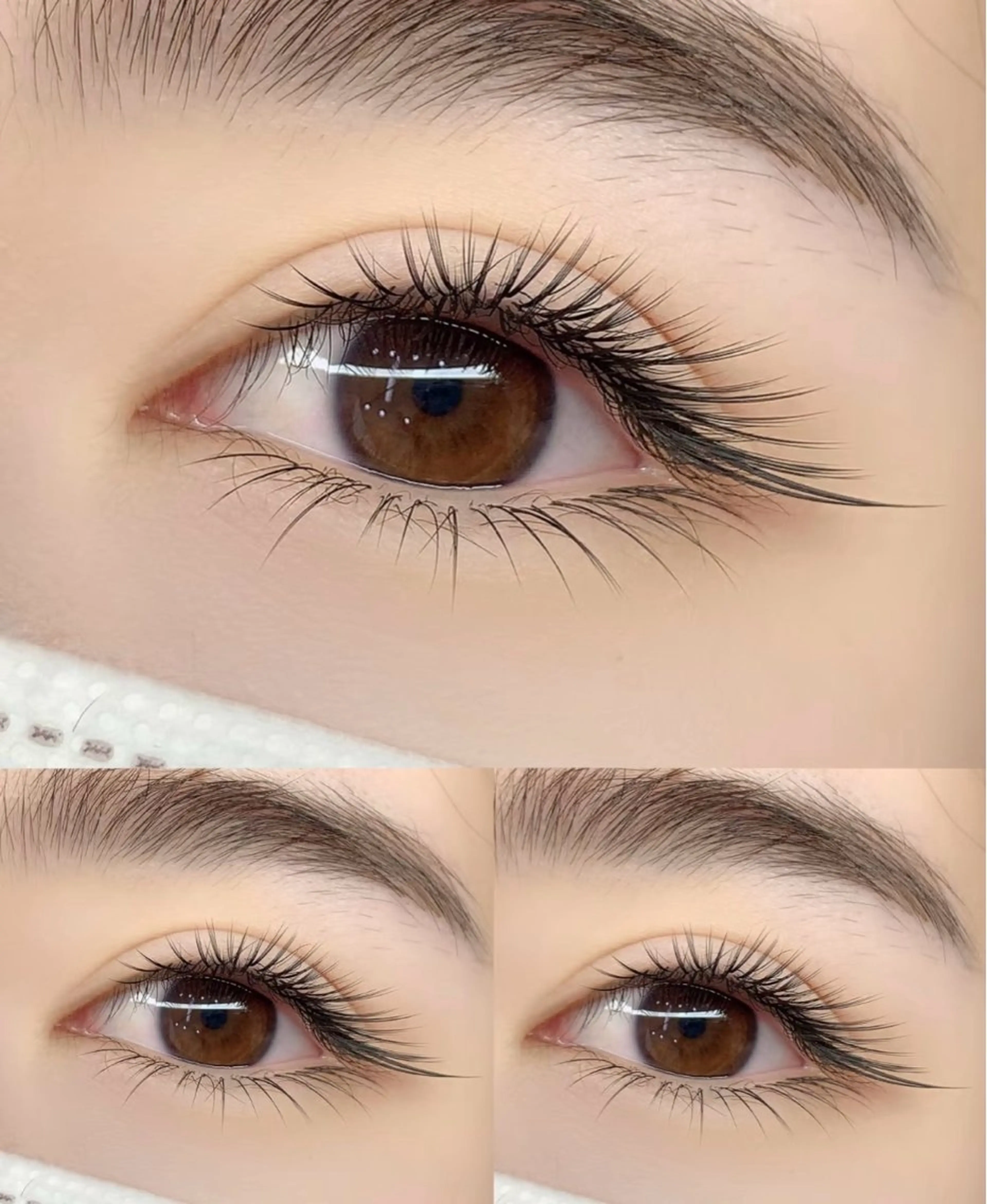 マツエク・マツパ カラーマツエク ボリュームラッシュ ワンホンマツエク アベ カカのマツエク・マツパデザイン