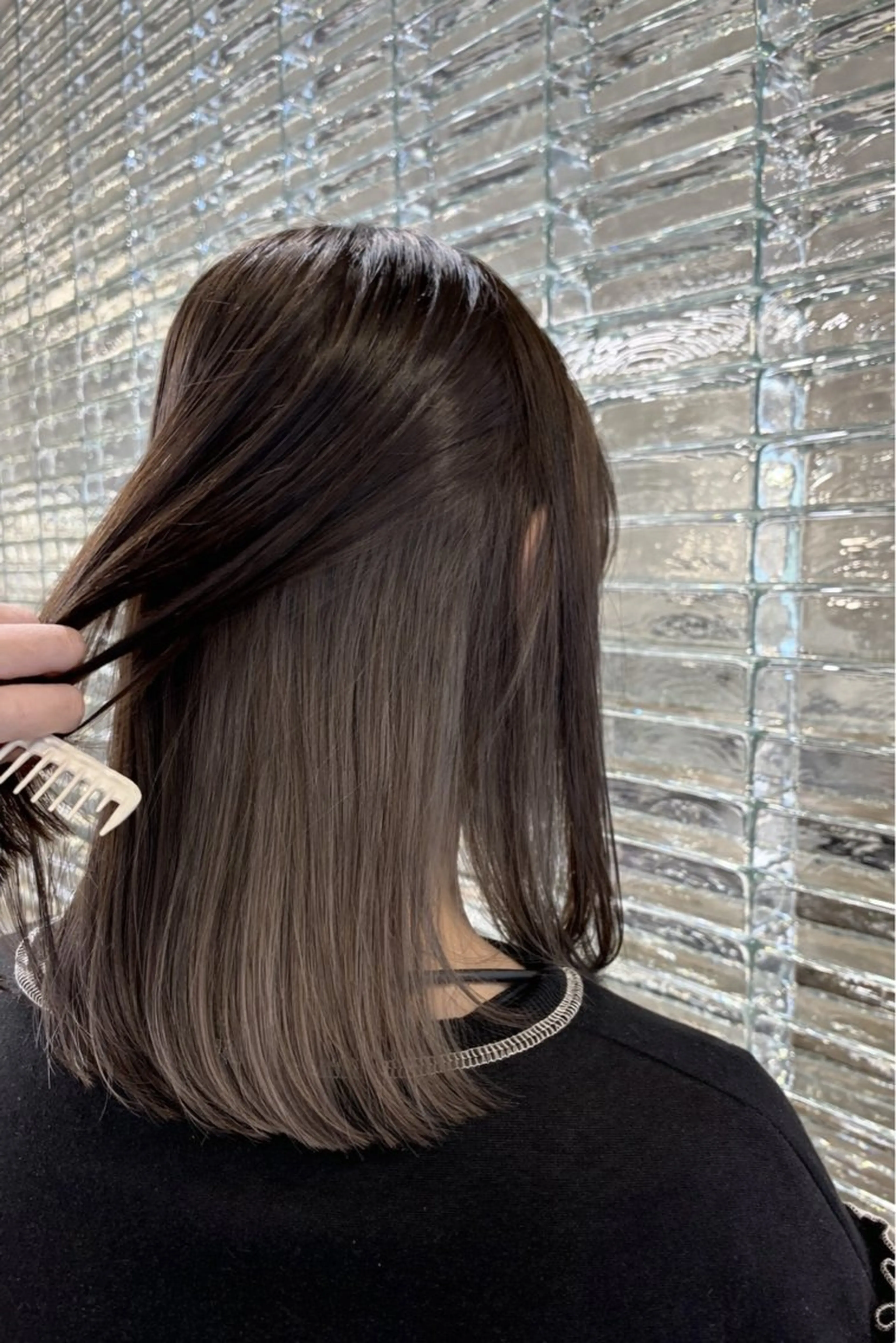 セミロング カラー カット ヘアカラー La fith hair vail所属・梅田/ そなのヘアスタイル