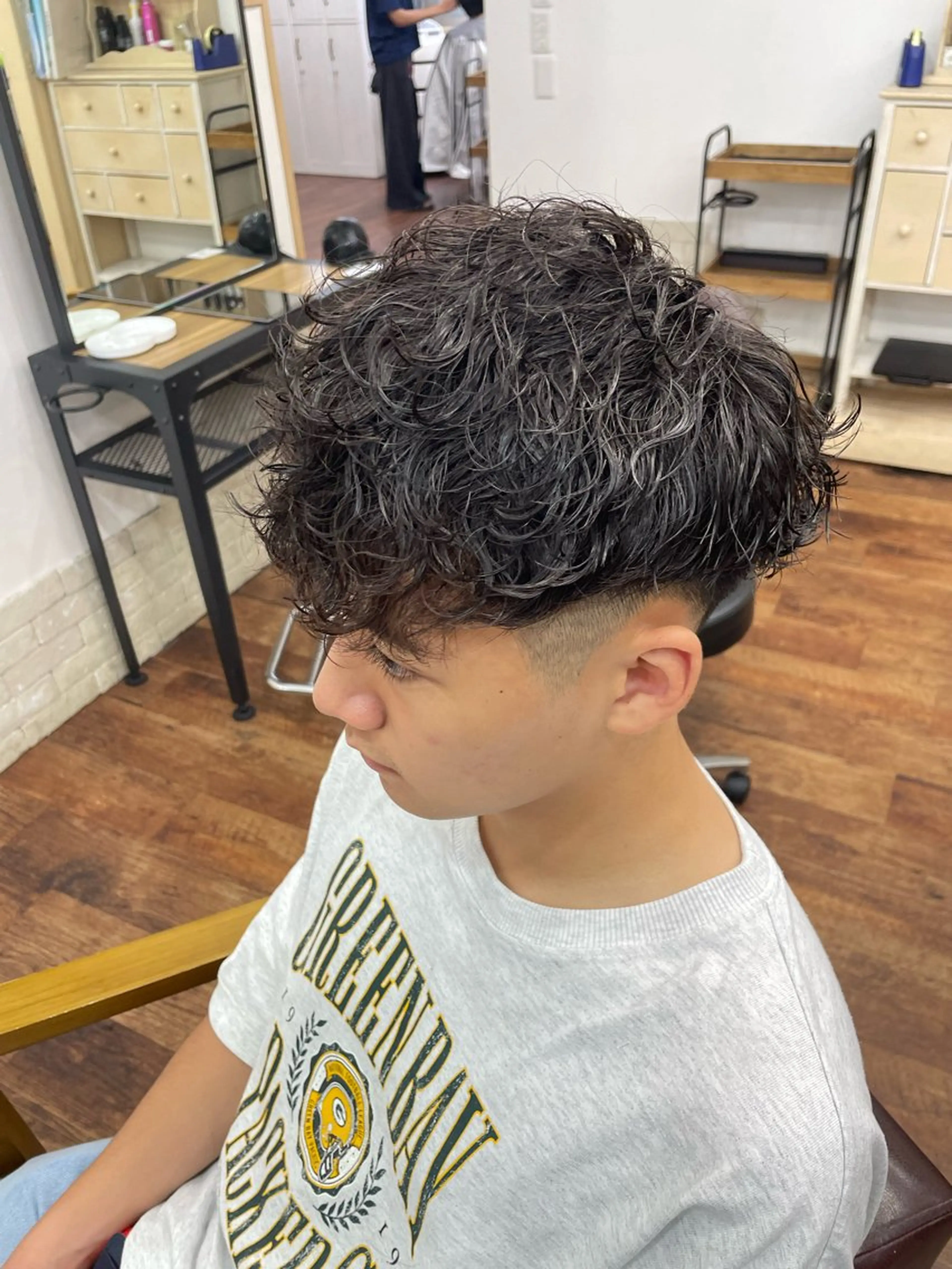 パーマ メンズ スペインカール Ritsuki メンズ特化😎のヘアスタイル