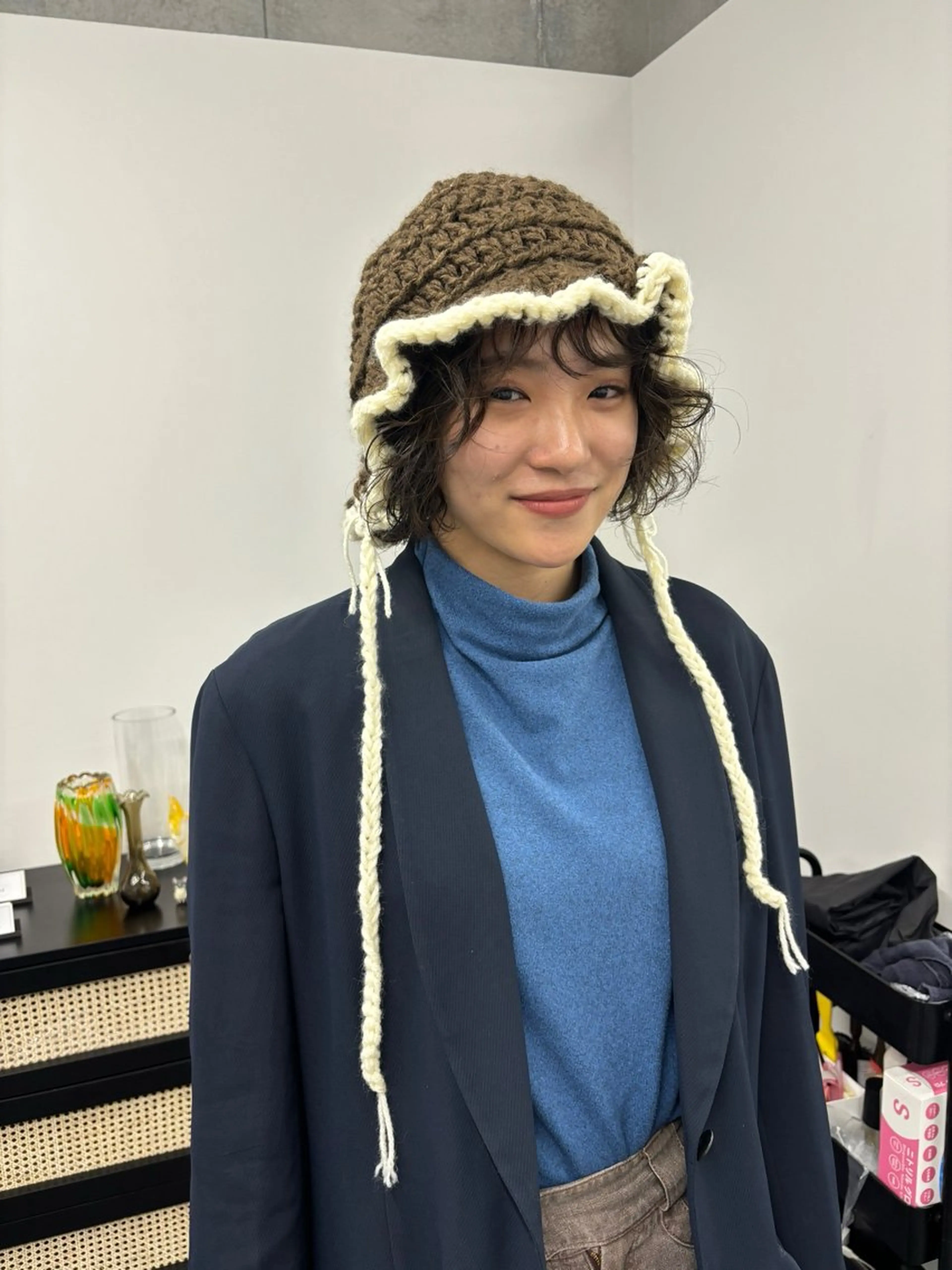 【ミニモ限定】💇🏻‍♀️ 🌀前髪カット+前髪パーマ¥3000の写真