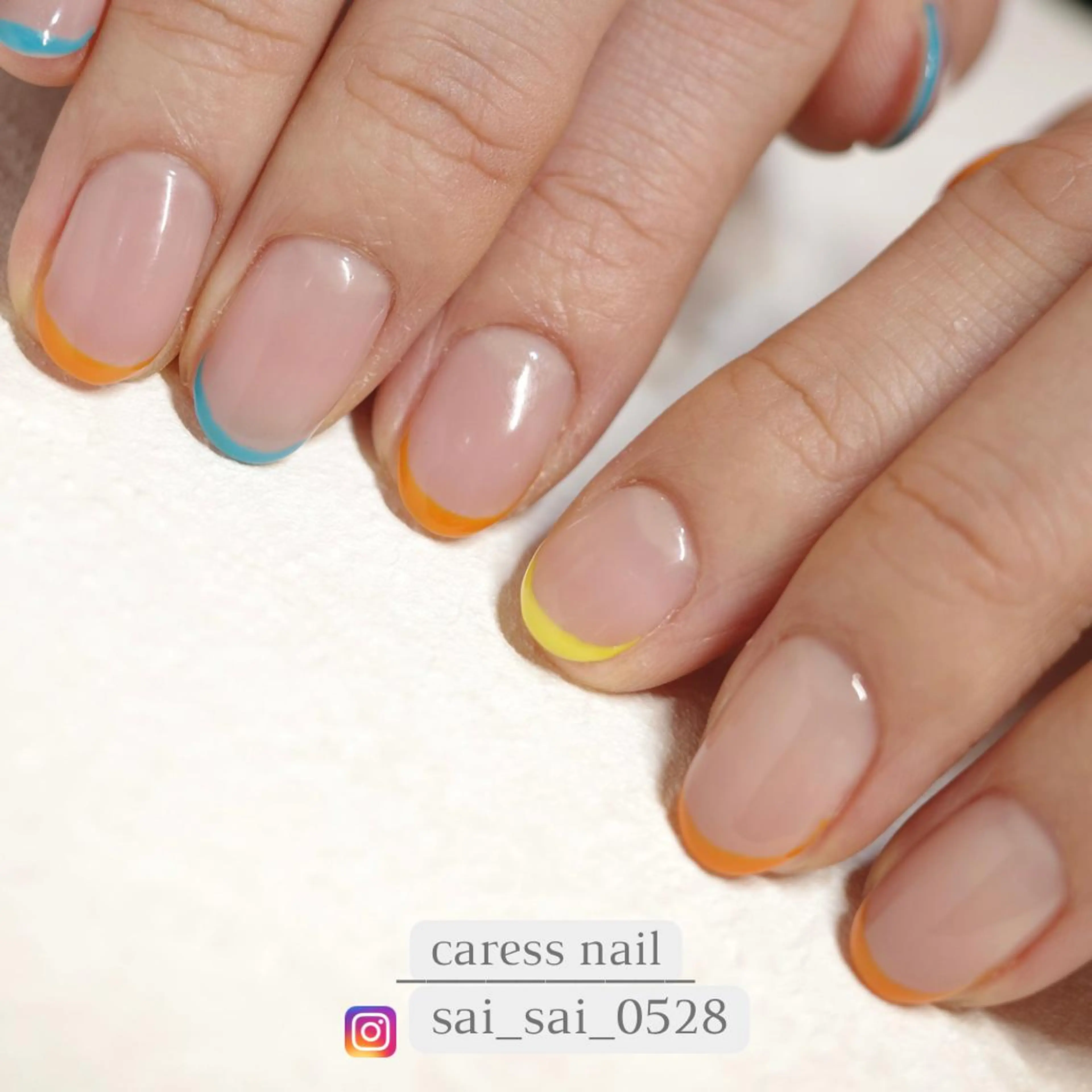 ネイル ハンドネイル caress nail カレスネイル 代々木上原所属・カレスネイル さいのネイルデザイン