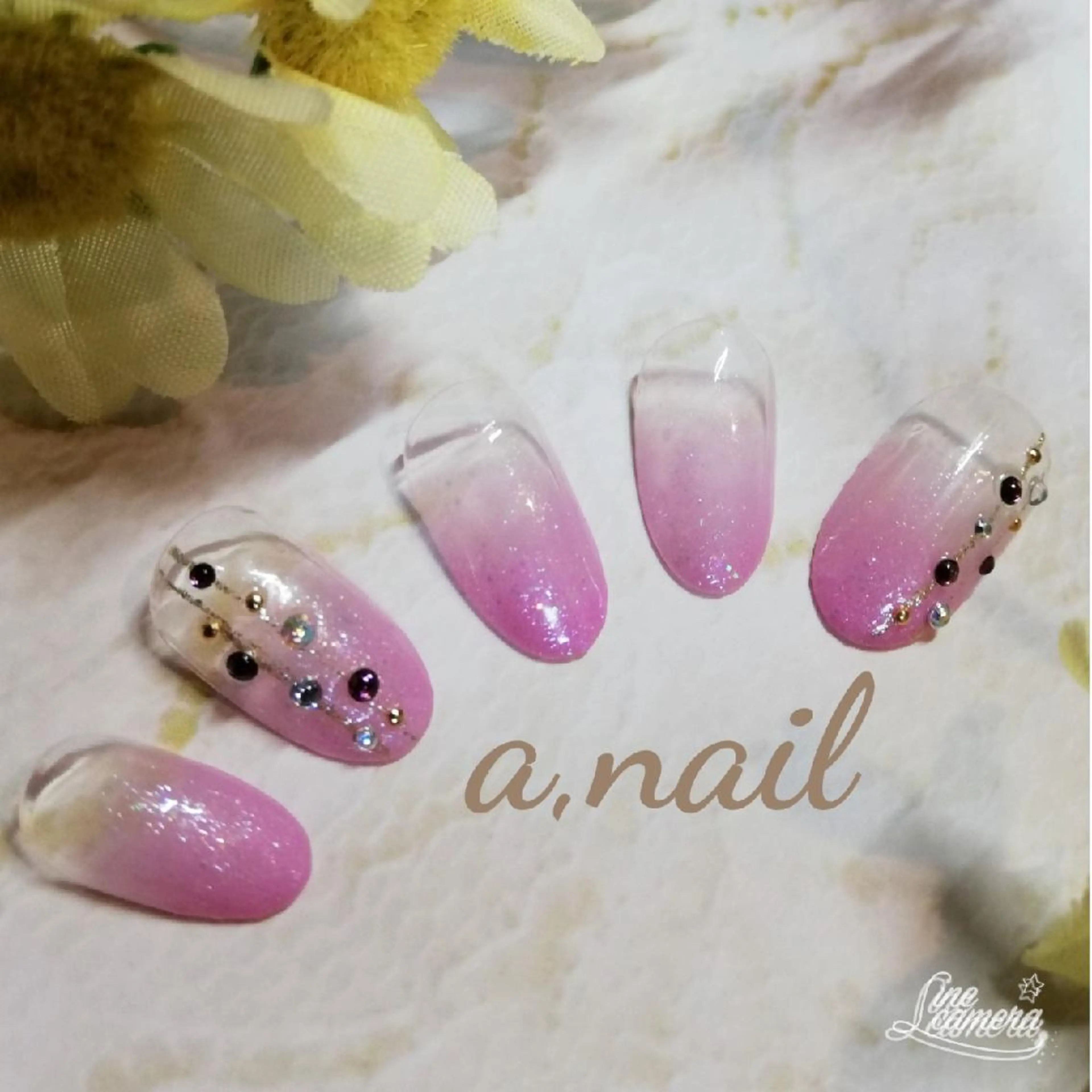 ネイル フレンチネイル 大理石ネイル(マーブル) ストーンネイル ネイルサロン エーネイルのネイルデザイン