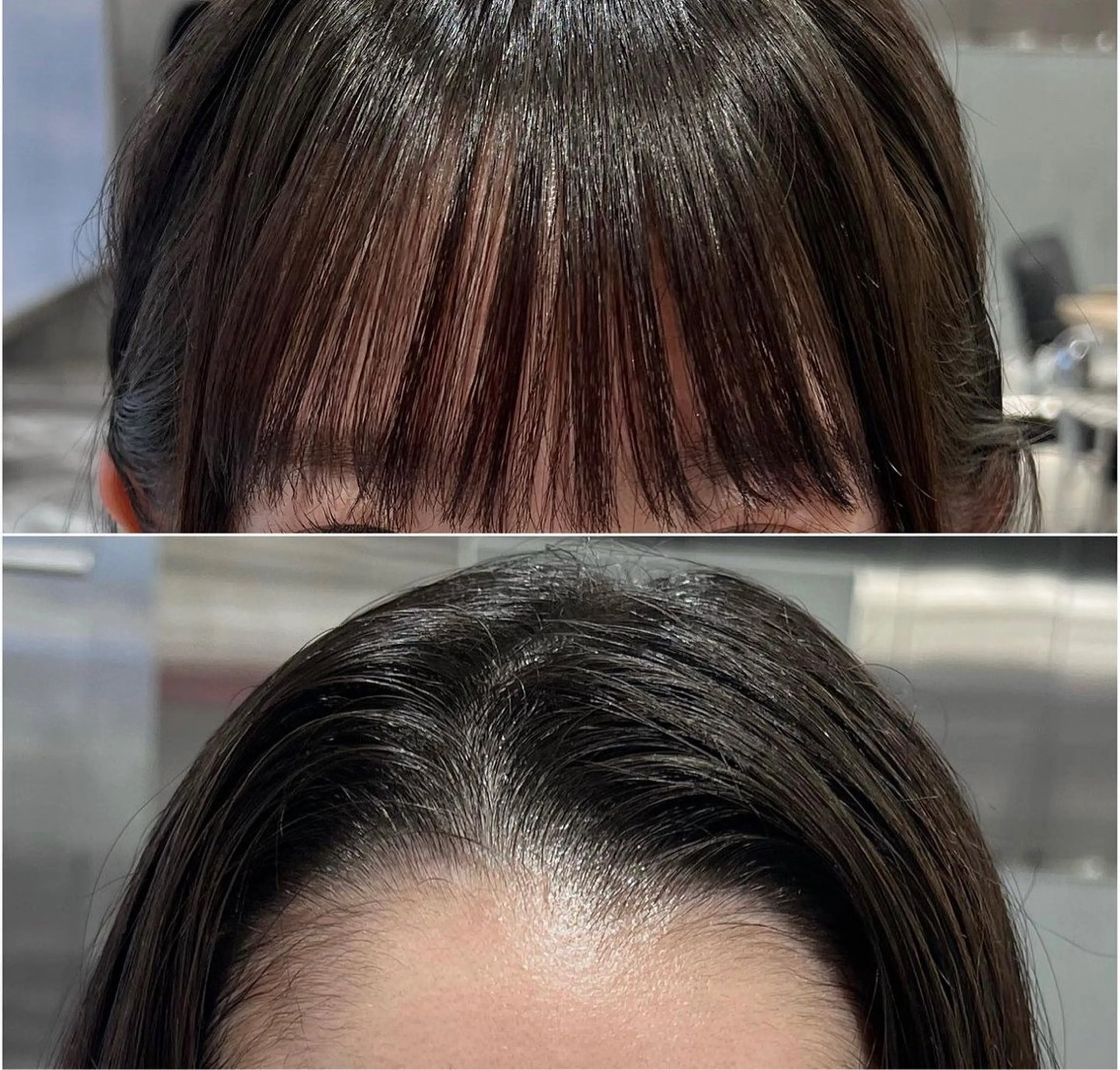 クロスパーマ＋顔まわりストレート💖【前髪が割れちゃう方へ！】の写真