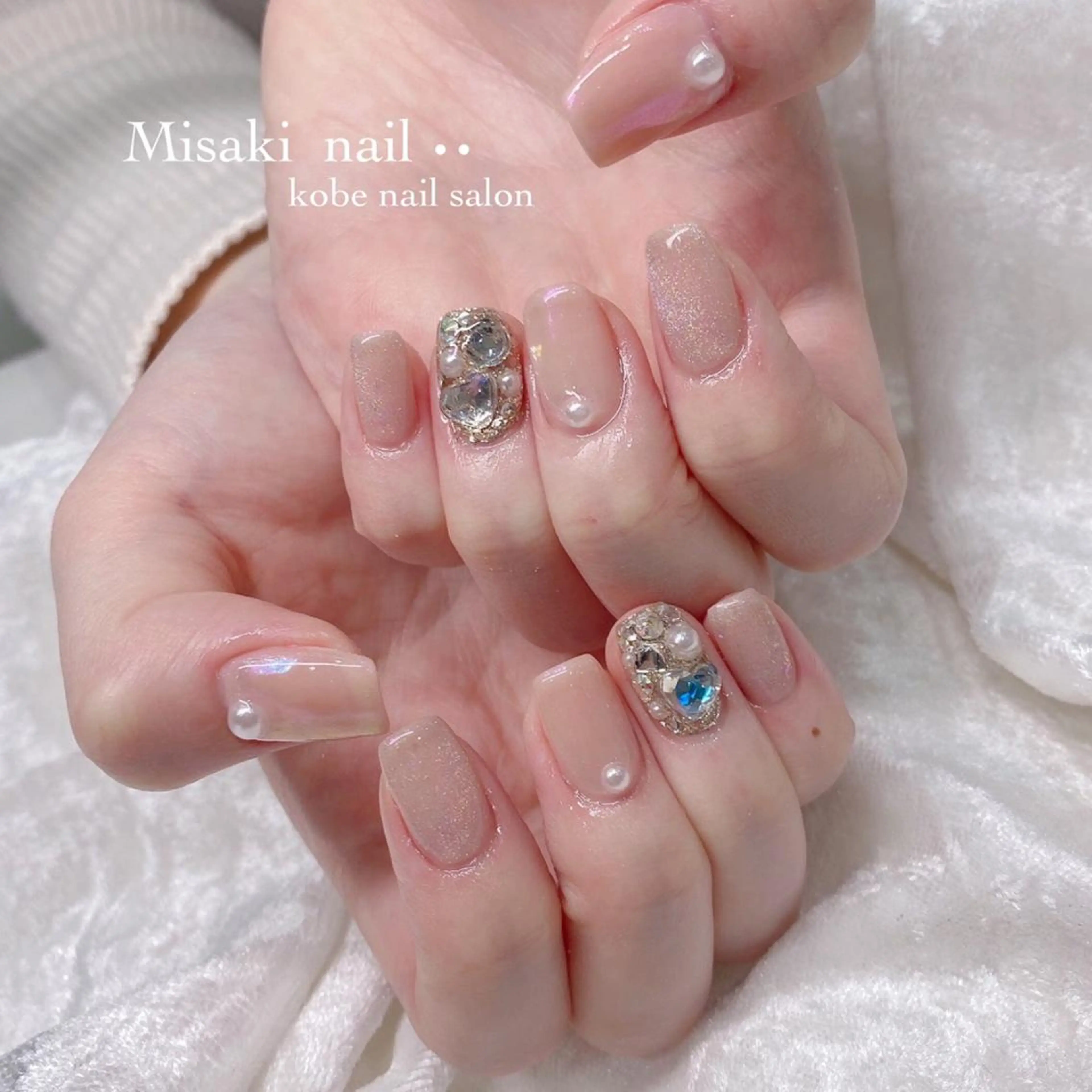 ネイル 韓国ネイル ワンホンネイル ハンドネイル nailsalon miinailsのネイルデザイン