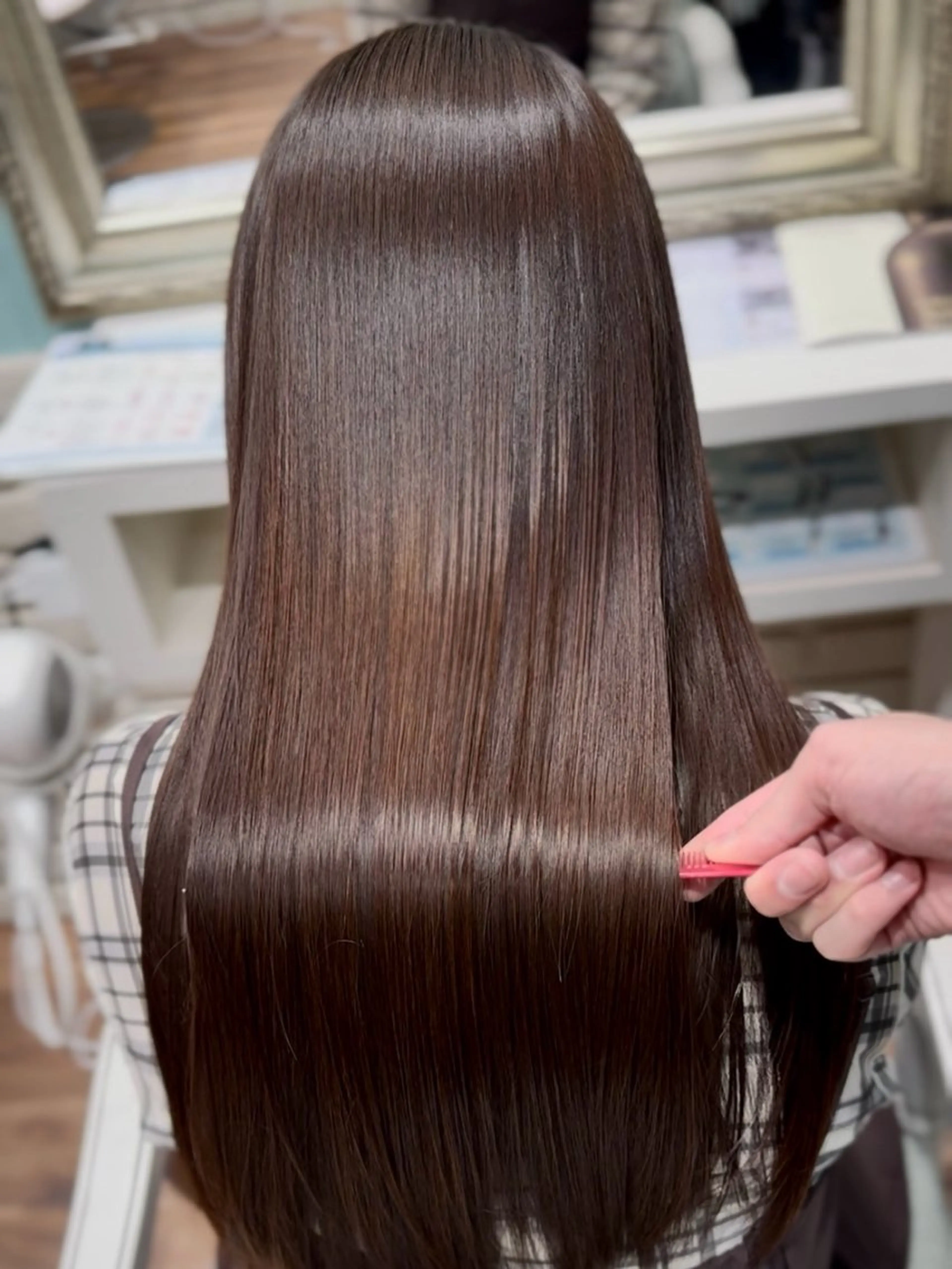 ロング パーマ くせ毛 縮毛矯正 縮毛矯正 トリートメント Ruset所属・ハイトーン/ボブ特化 /美髪矯正/SOMAのヘアスタイル