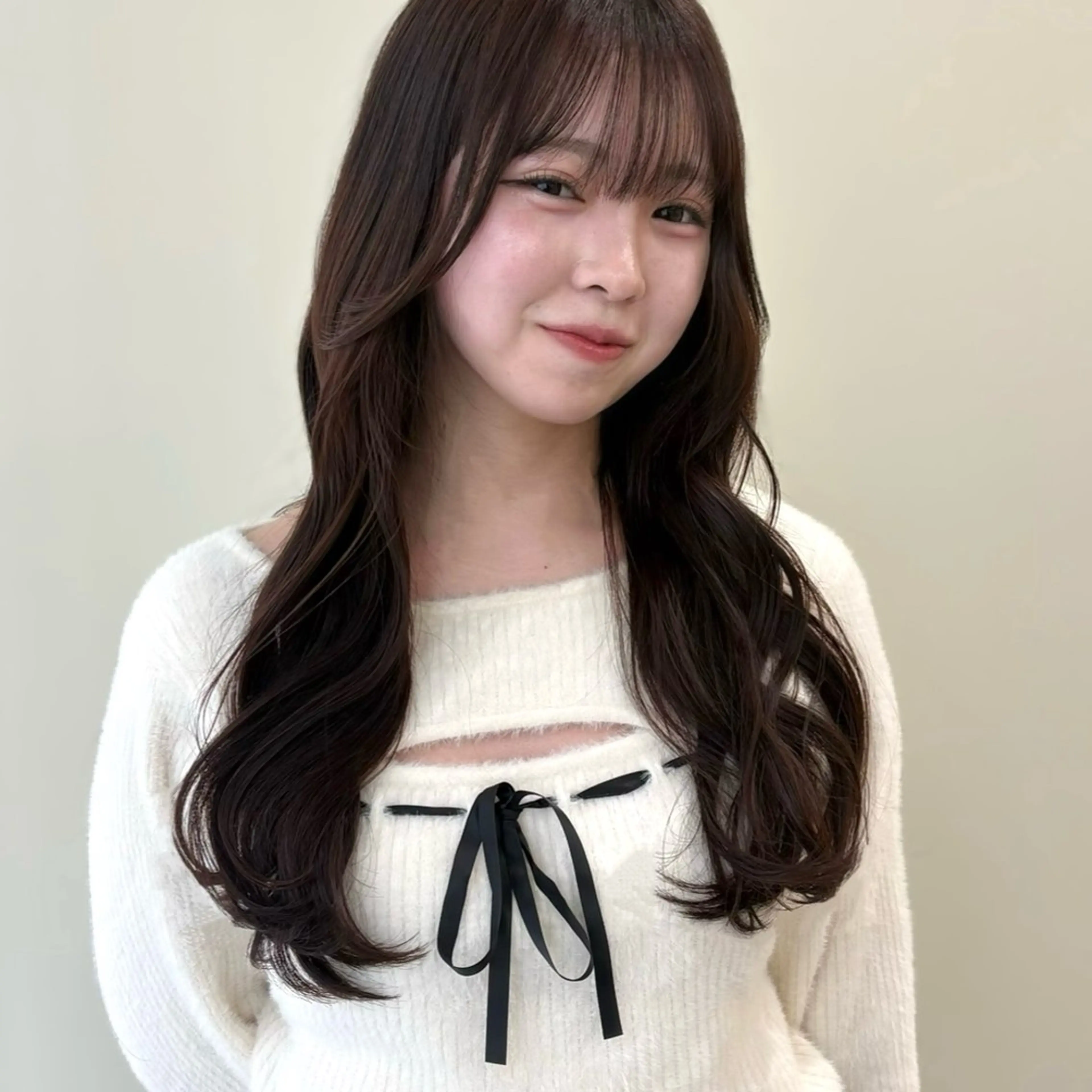 ロング カラー カット ヘアカラー トリートメント hana/艶髪 /透明感カラー🪞のヘアスタイル