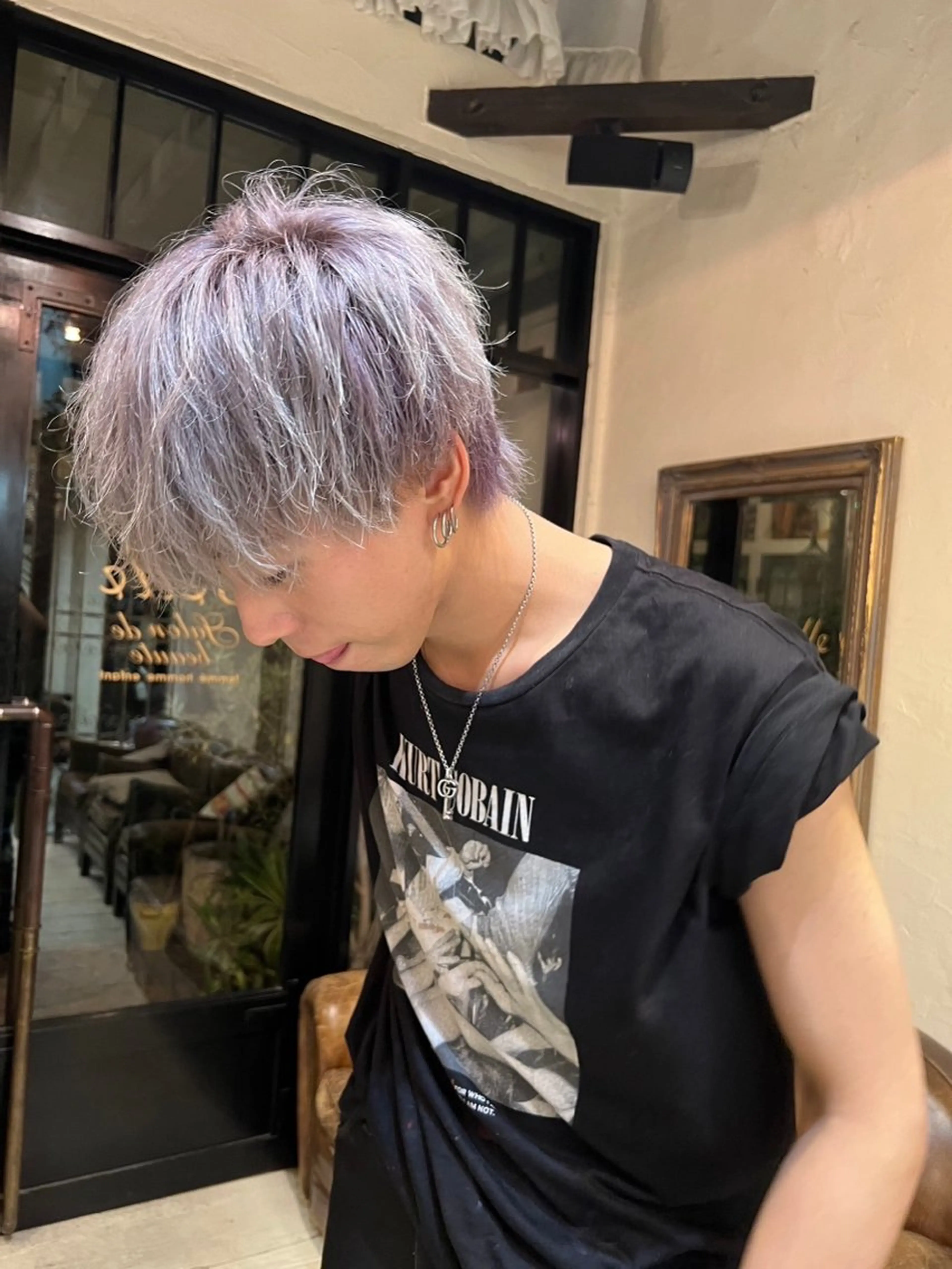 カラー シルバー ダメージレス美容師 🌱水島侑理のヘアスタイル