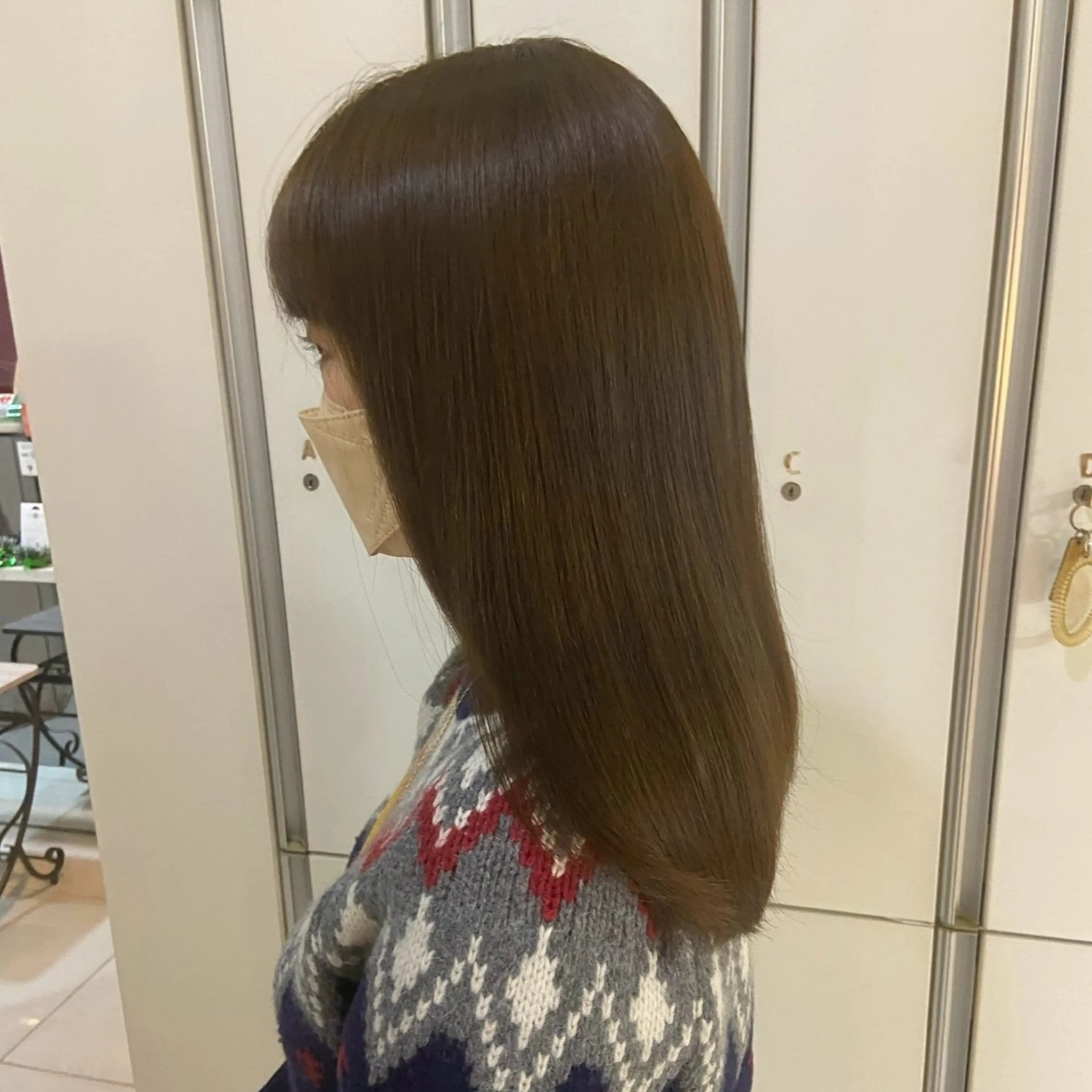 カット+柔らか縮毛矯正+トリートメント🌸の写真