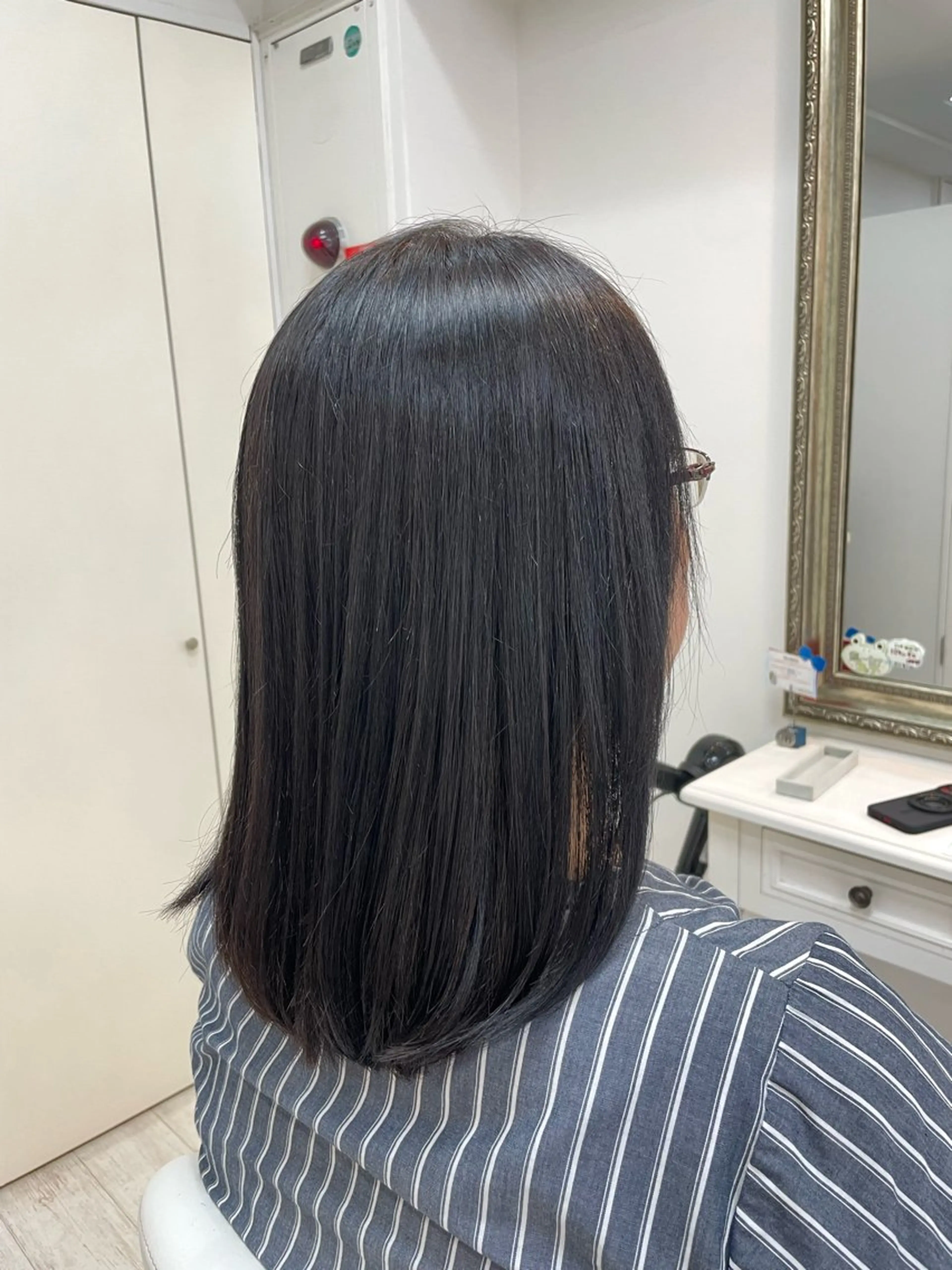 ロング 縮毛矯正 カット 縮毛矯正 新籾 尚哉のヘアスタイル