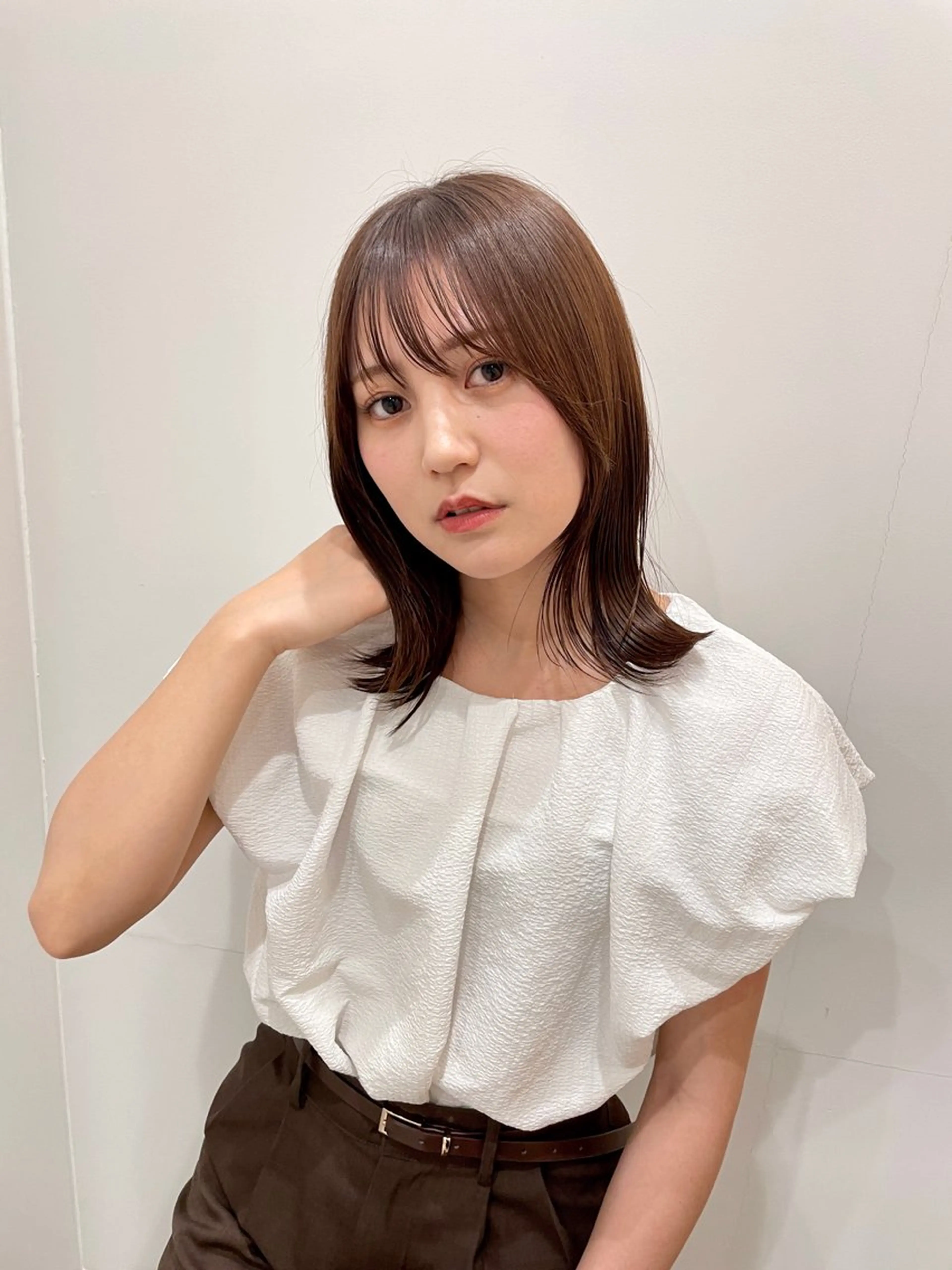 ミディアム JIAKI 似合わせカットのヘアスタイル