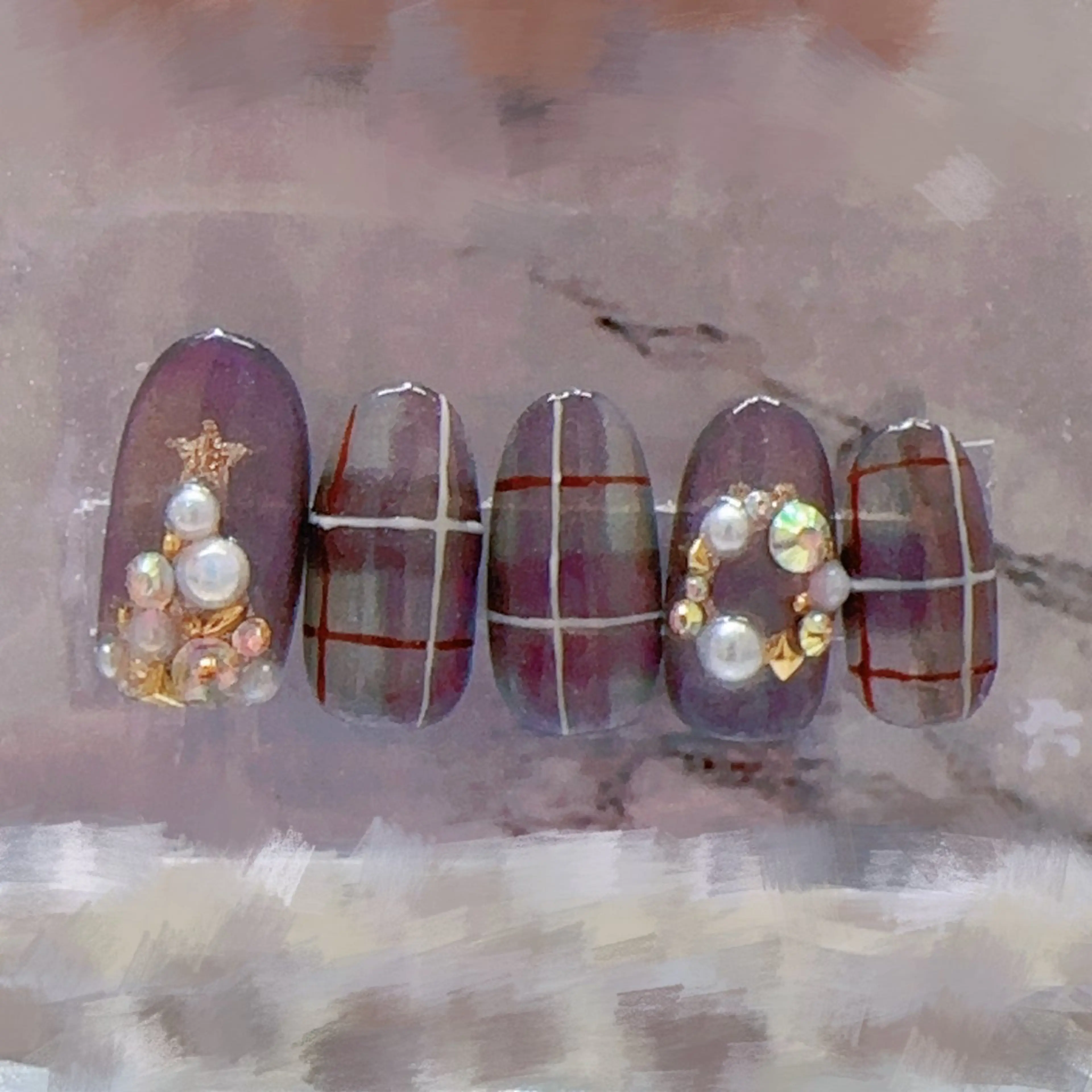 ネイル 冬ネイル クリスマス I_p4ce所属・I_p4ce 🍊あい🍊のネイルデザイン