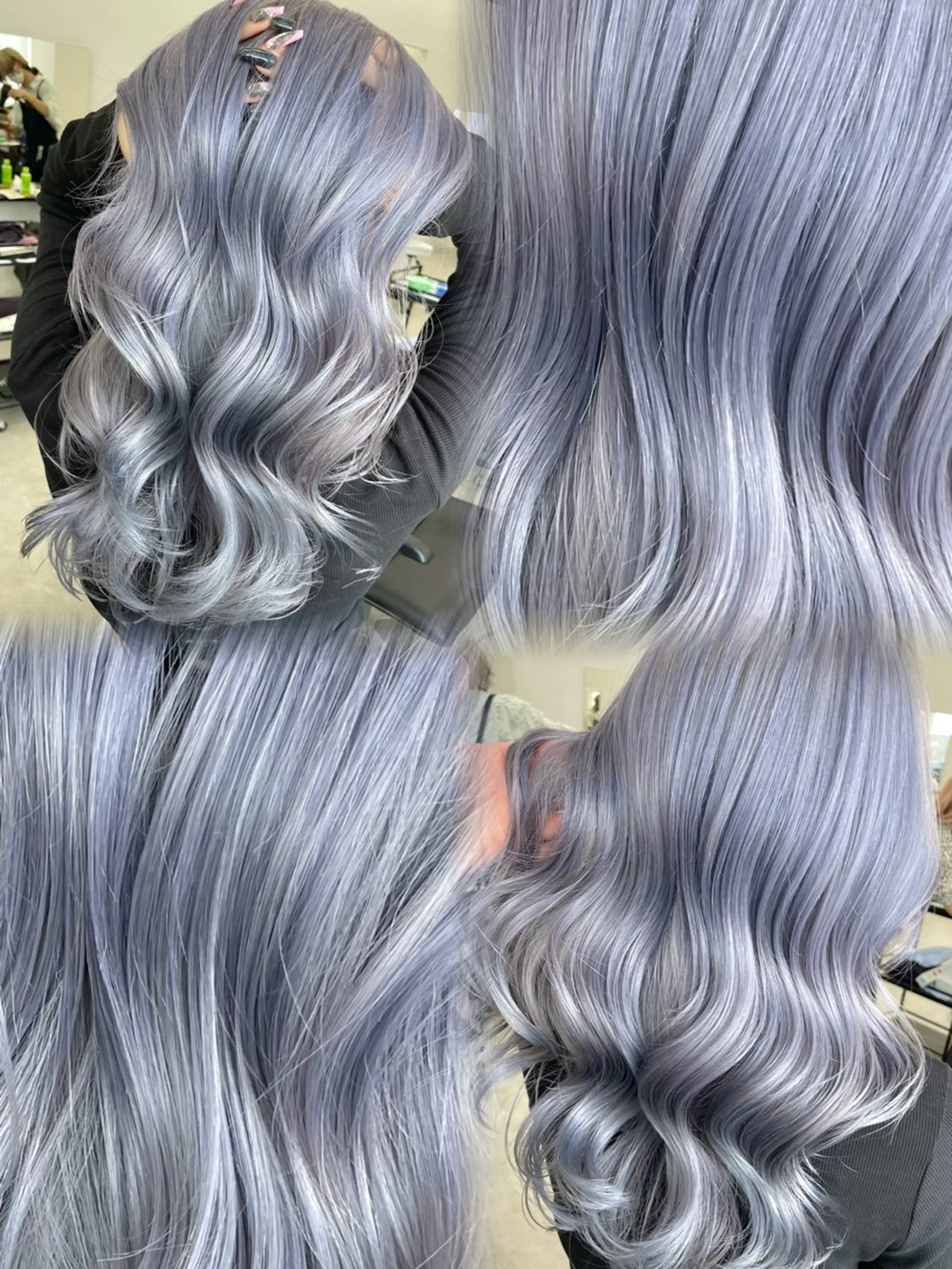 カラー ブリーチ ヘアカラー 田中 莉香のヘアスタイル