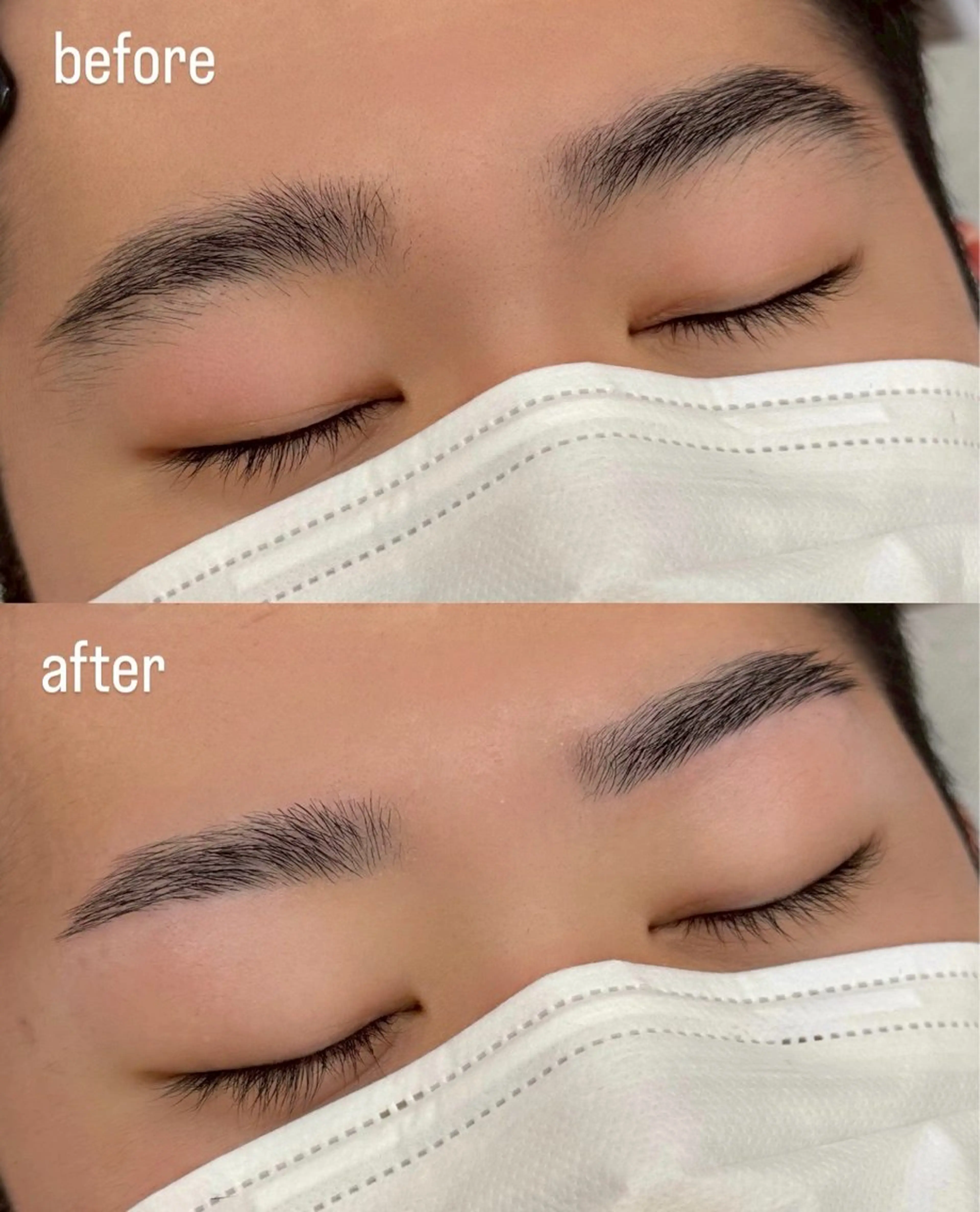 アイブロウ メンズアイブロウ 眉毛ワックス脱毛 Un eye salon所属・eyelist୨୧ よしののマツエク・マツパデザイン