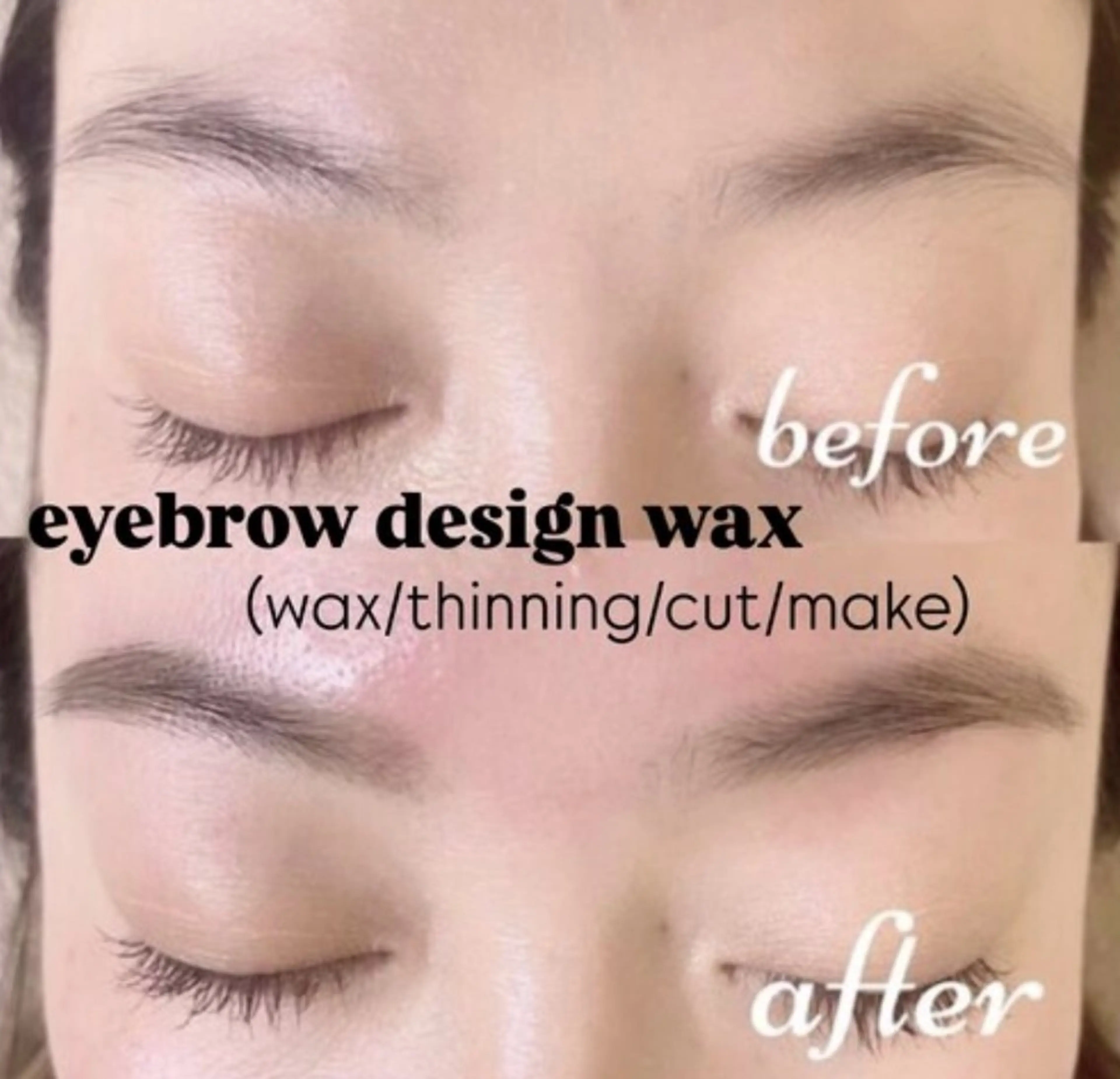 アイブロウ 眉カット ワックス脱毛 眉カット 高技術/LED🔦 マツエク🦋/RANのマツエク・マツパデザイン