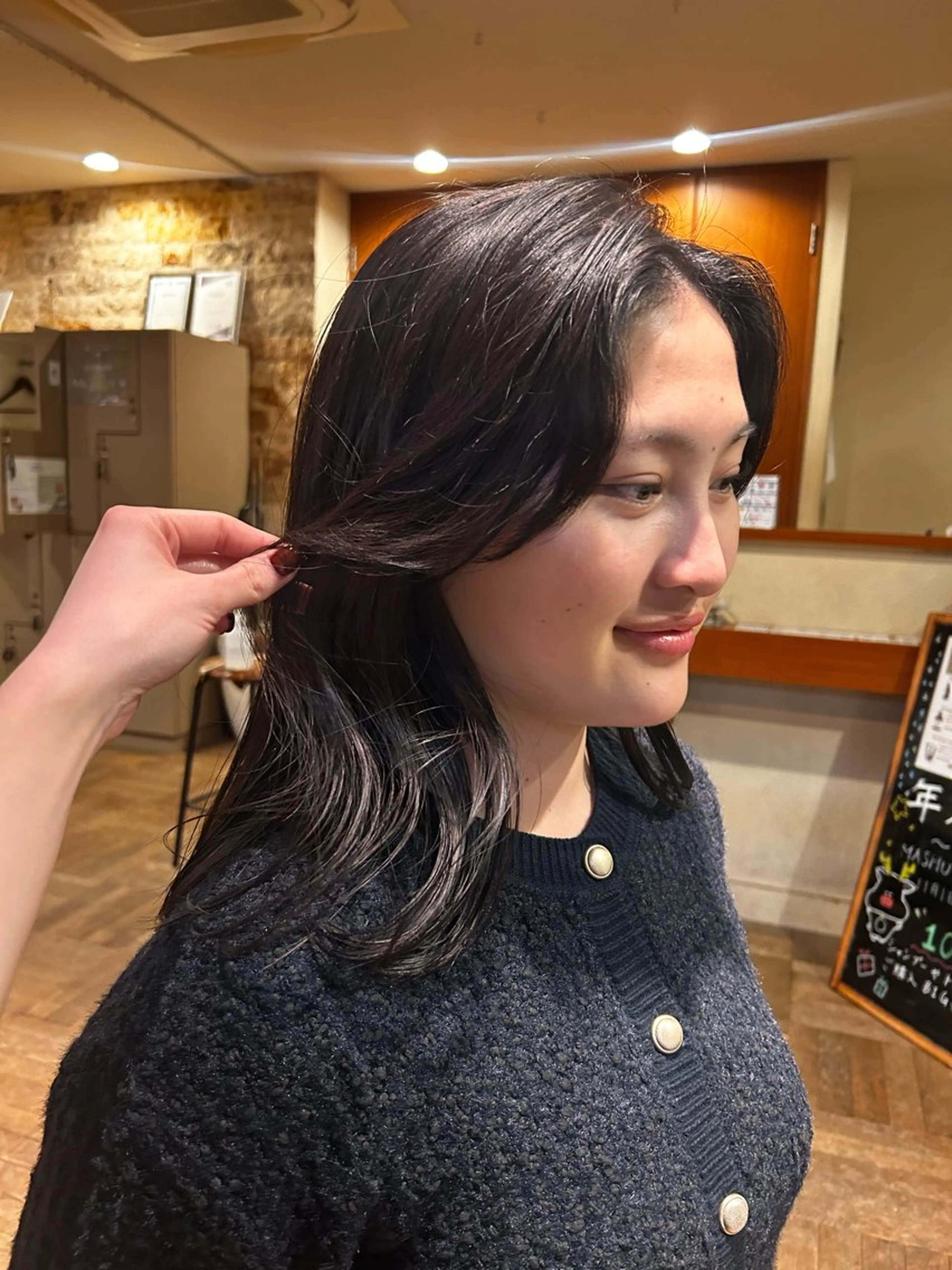 カラー ヘアカラー ナチュラル🌱透明感 カラー/はるあ️のヘアスタイル