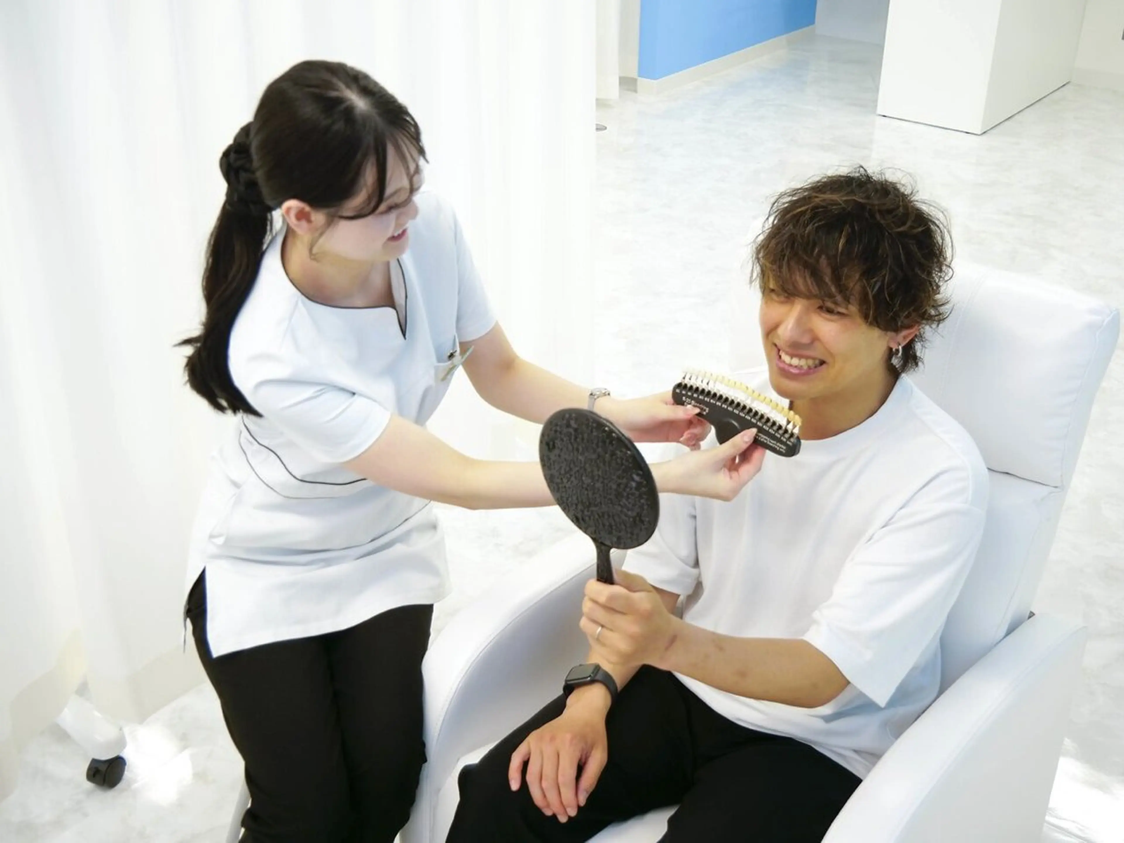 【メンズ限定＊まずはお試し♪】セルフホワイトニング10分×2回照射¥6,225→¥3,980の写真