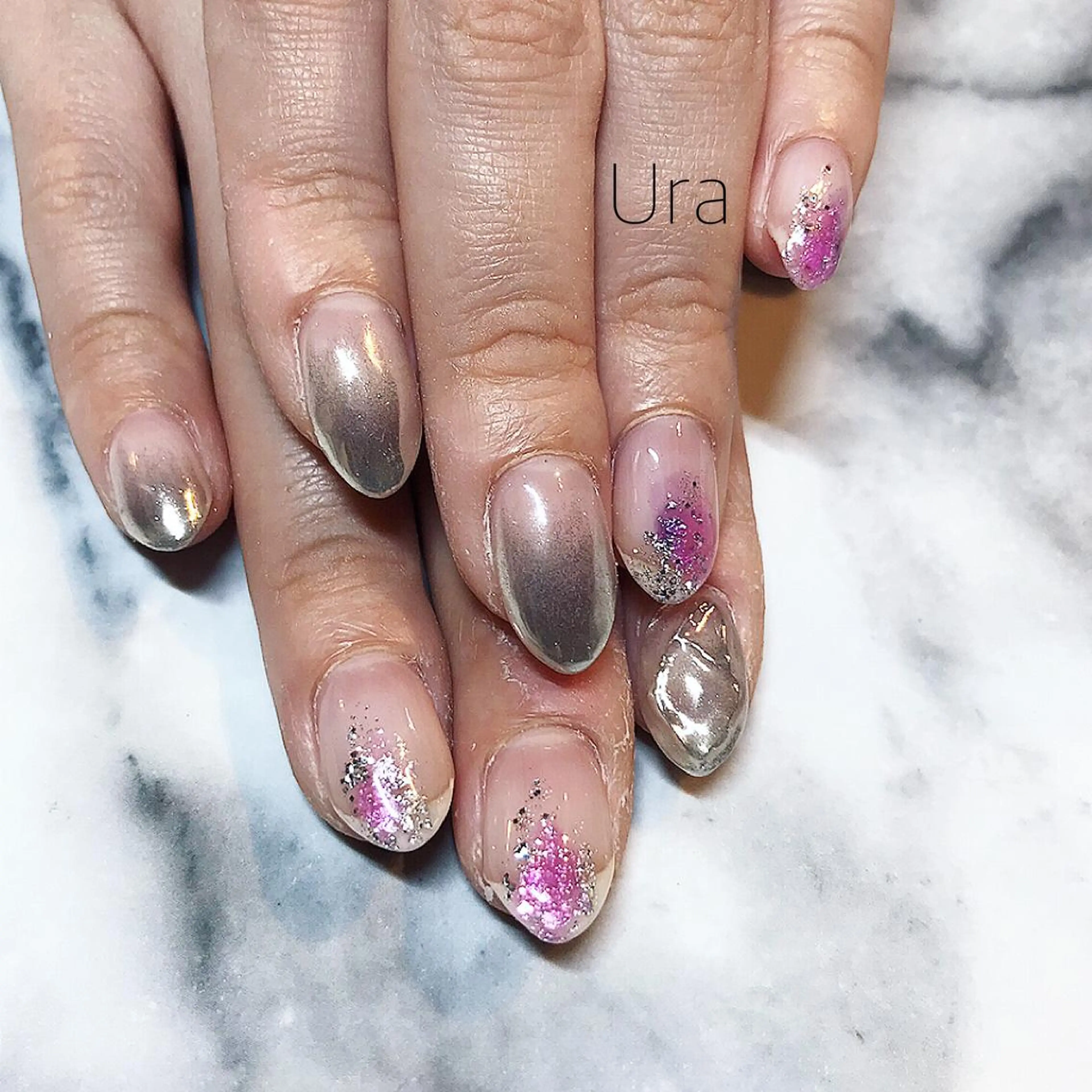 ネイル ハンドネイル UrakoNail 《nail》のネイルデザイン