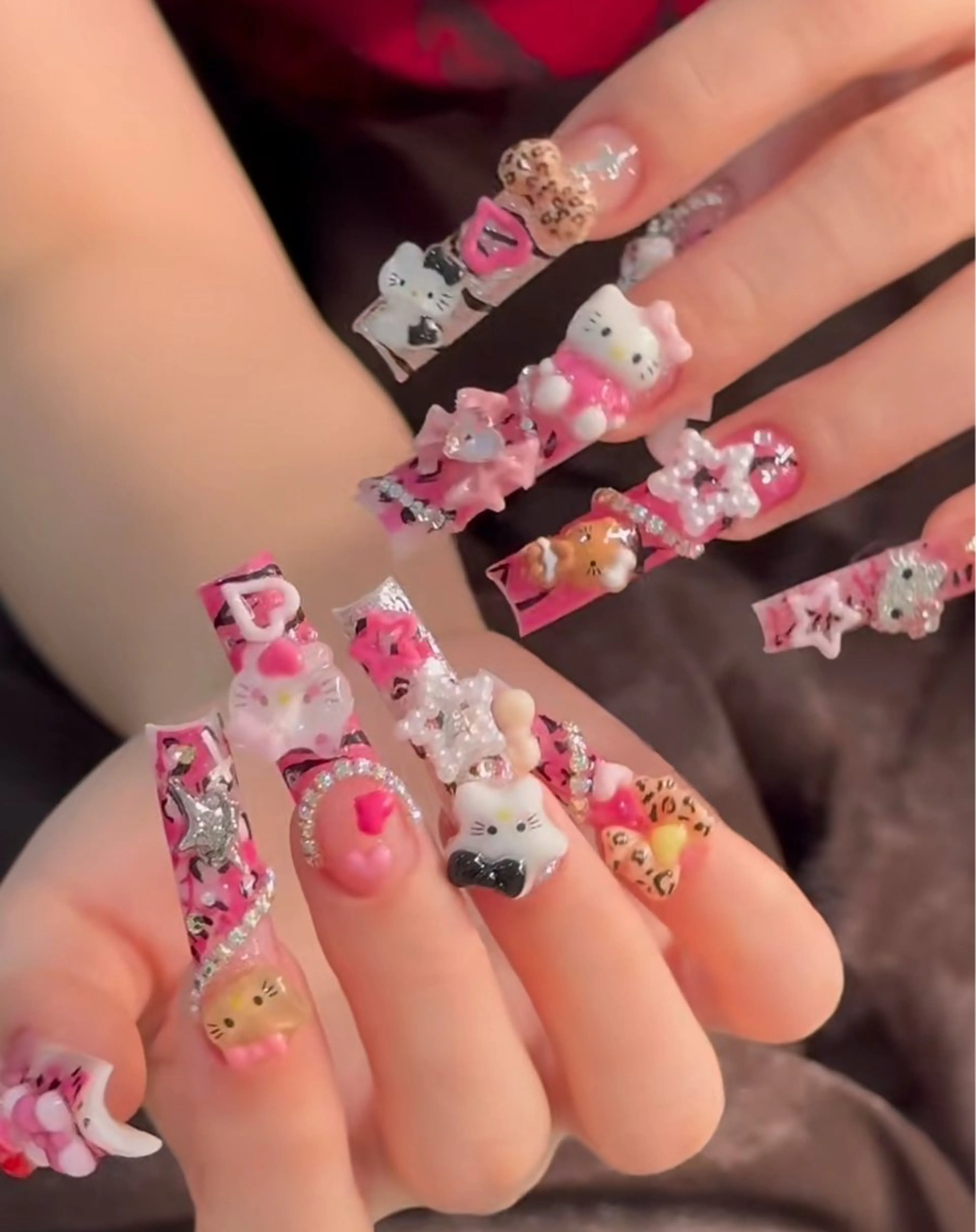 大人気💚【チップ長さだし】　パーツつけ放題 （練習モデル）¥13890 →10890の写真