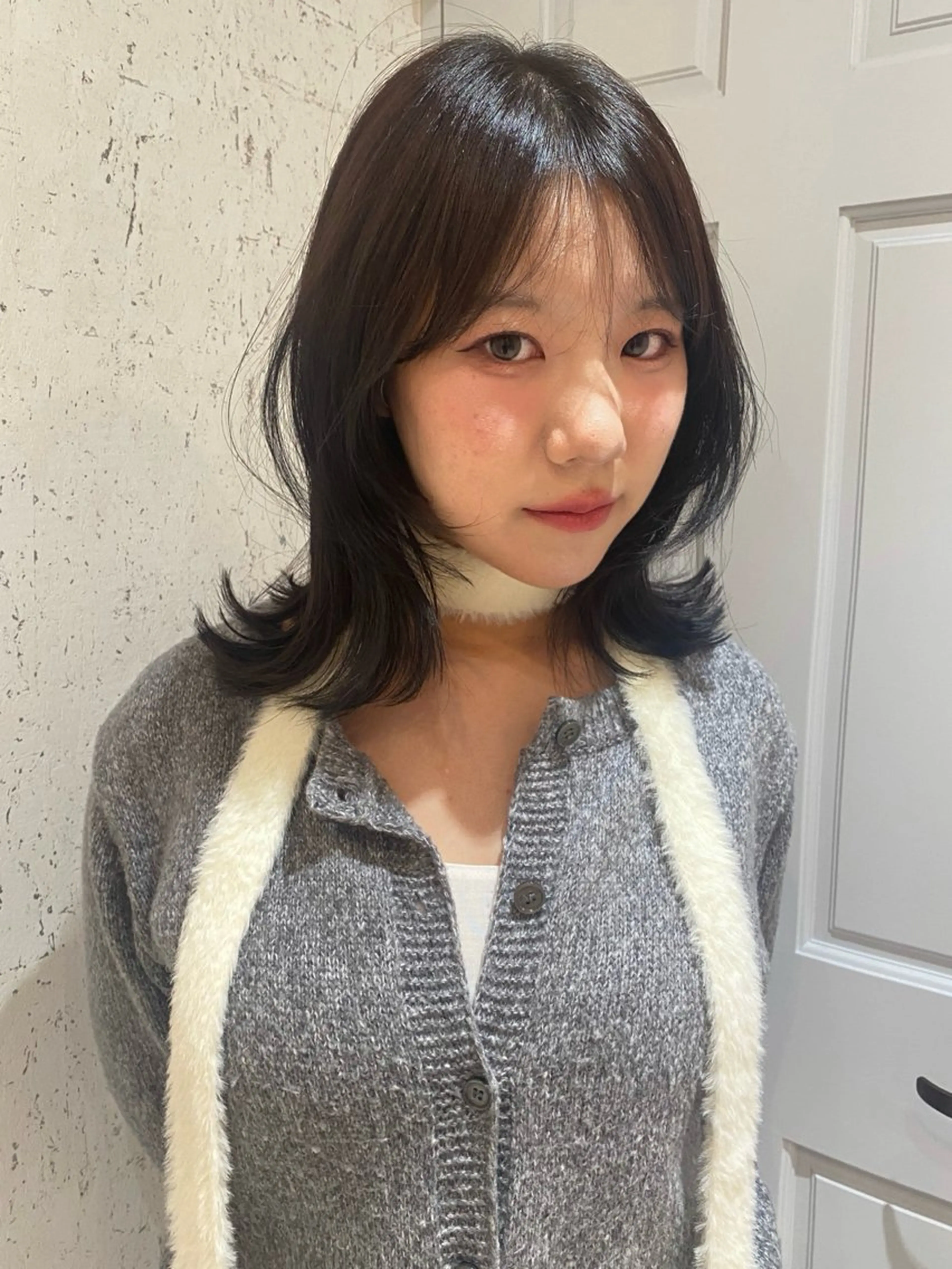 ミディアム カラー カット ヘアカラー トリートメント mai / linoah˚✧のヘアスタイル