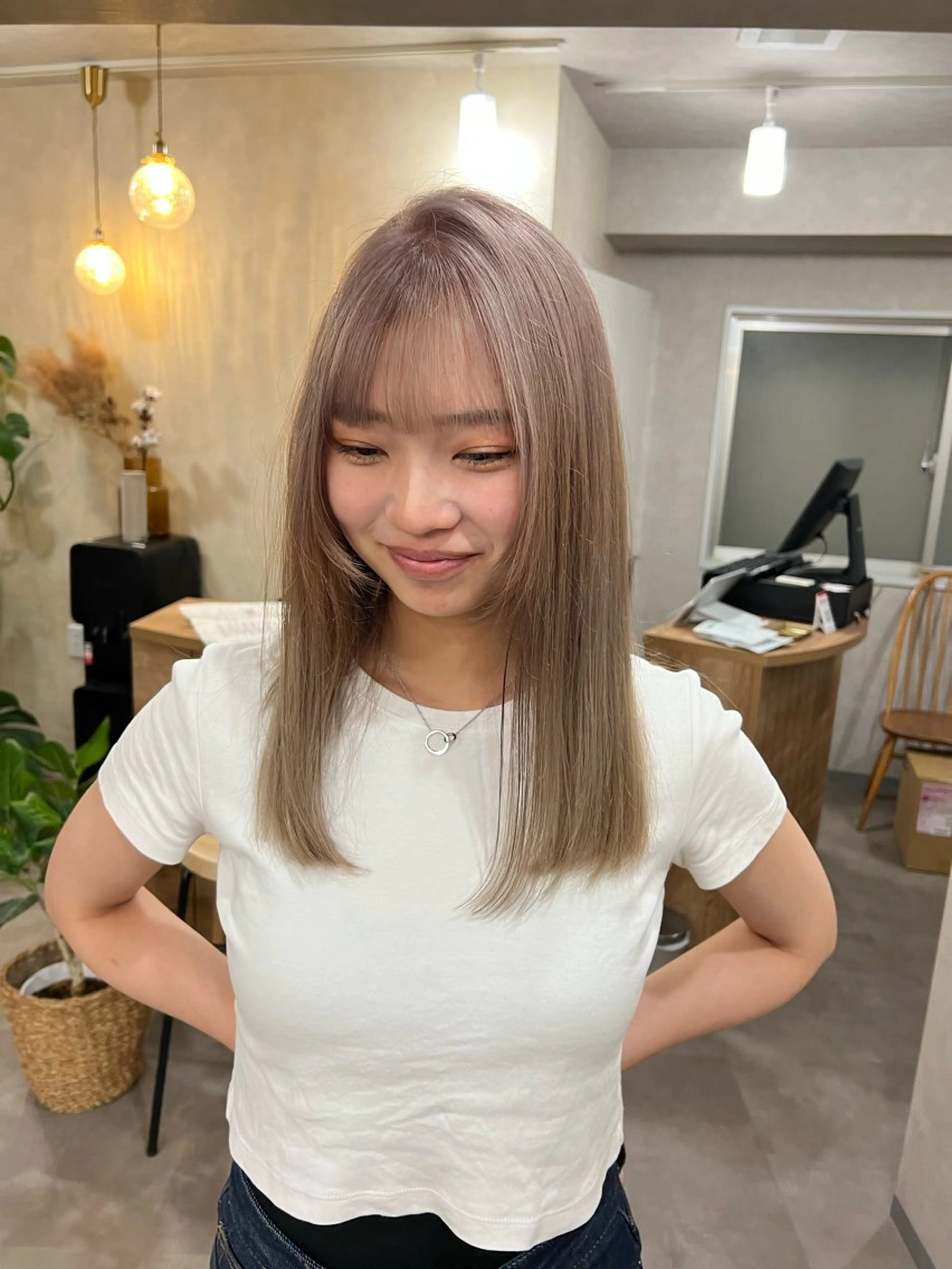 ミディアム 🌈いけだ あみ🌷のヘアスタイル