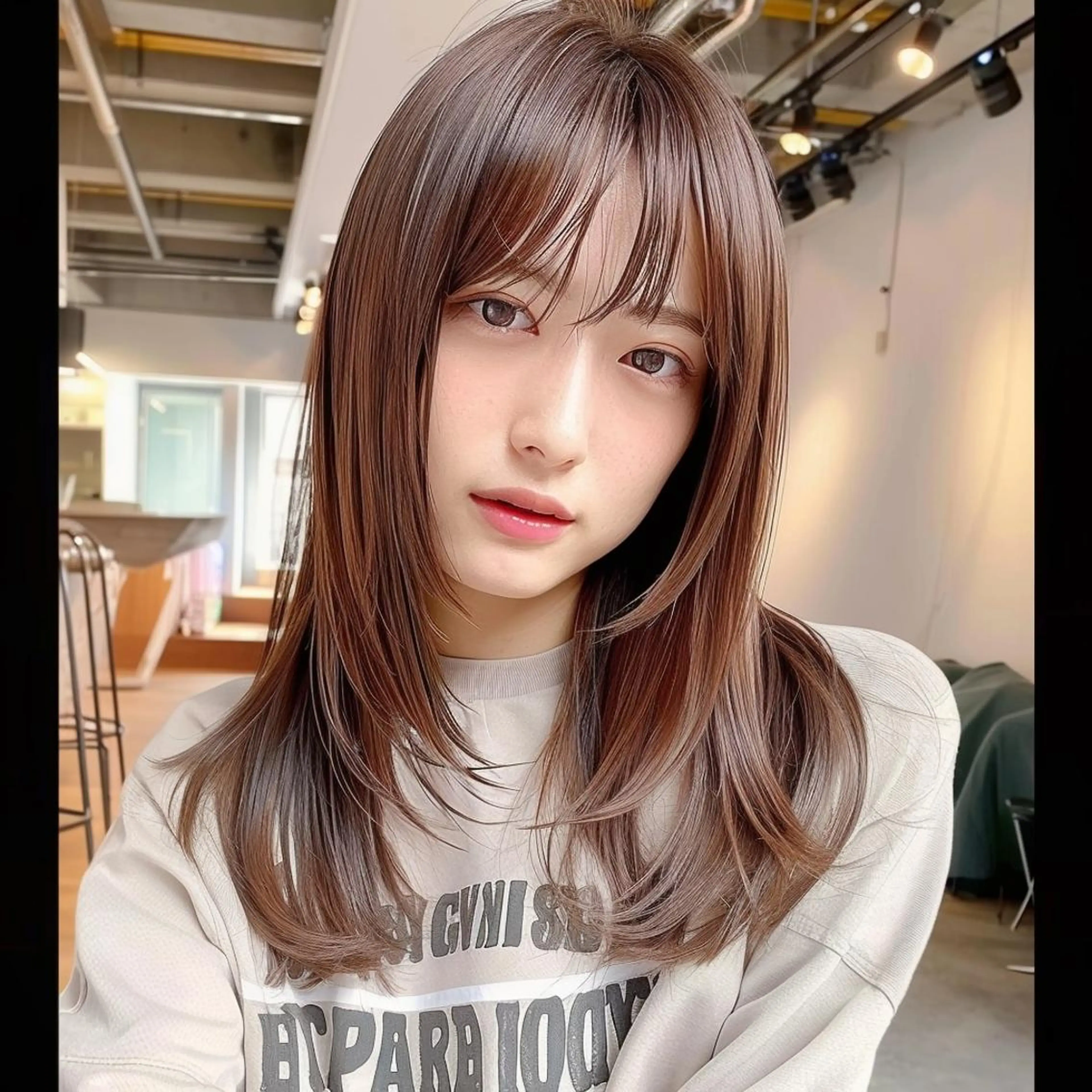 カラー ボブ 髪質改善 縮毛矯正 酸性ストレート カット レヴ　草加駅3分🌻 ✂️早朝深夜営業🌱のヘアスタイル