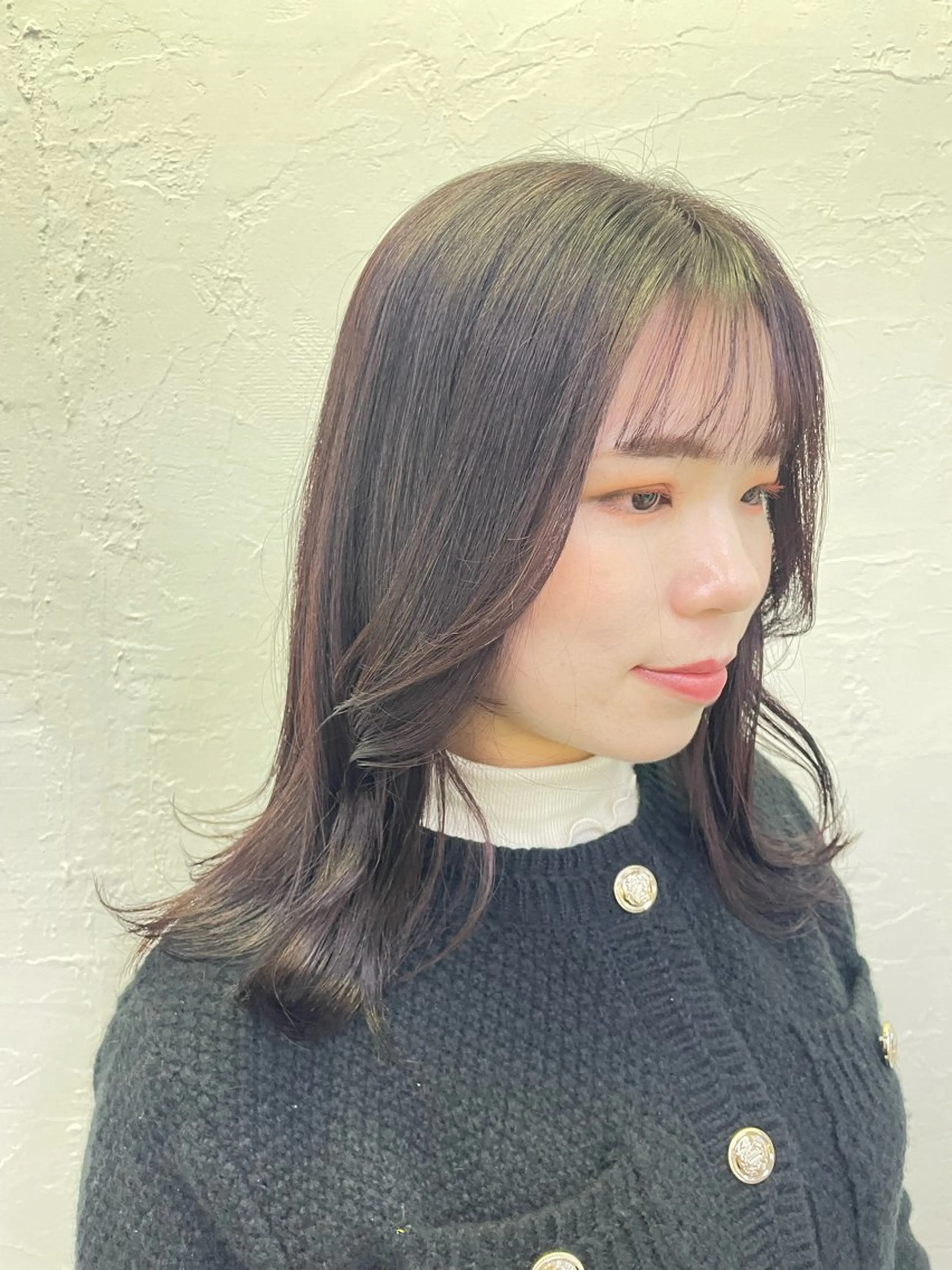 セミロング カラー seek所属・Misora 🌼のヘアスタイル