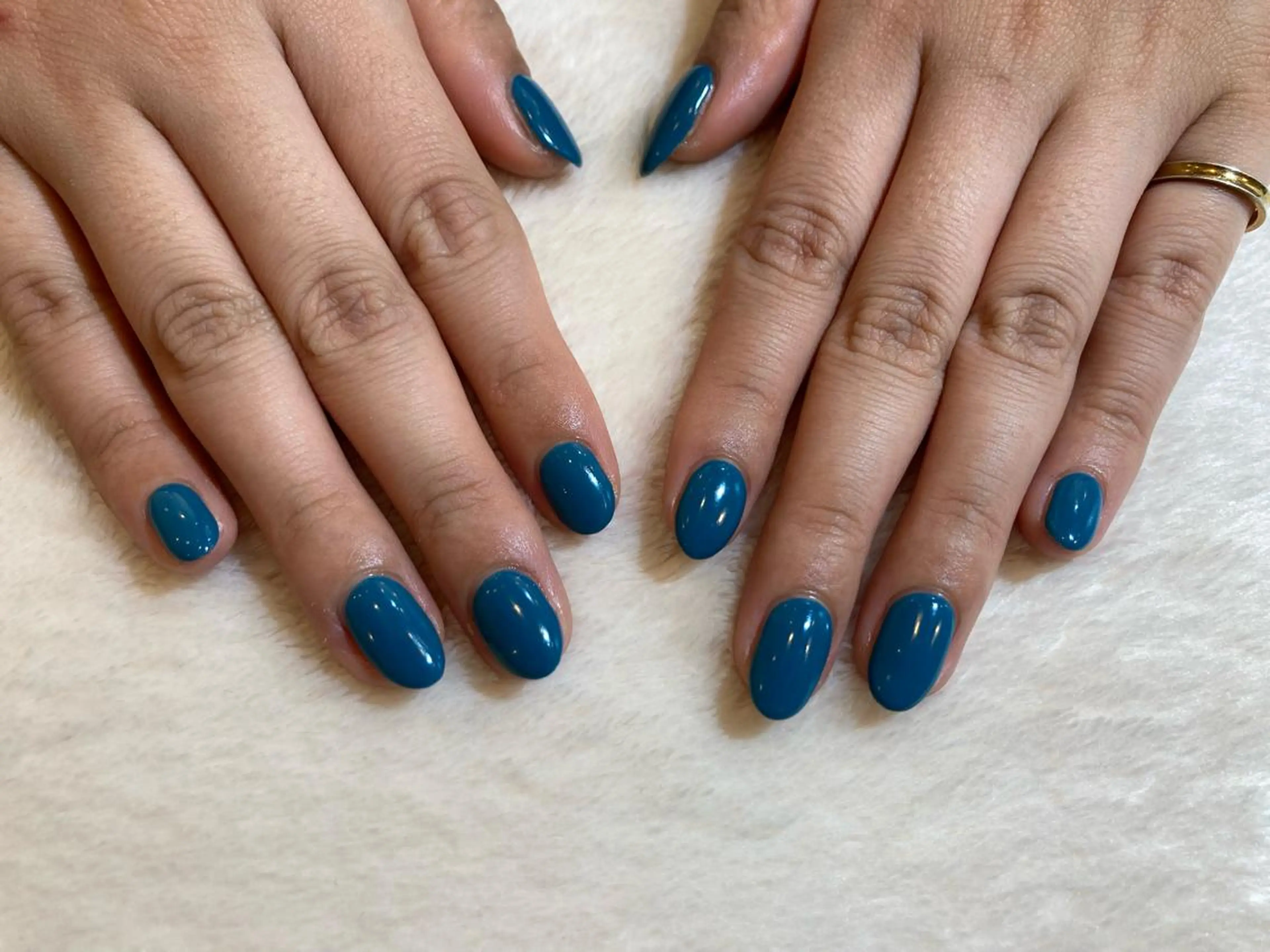 (オフなし)ワンカラー・ラメグラデーションの写真