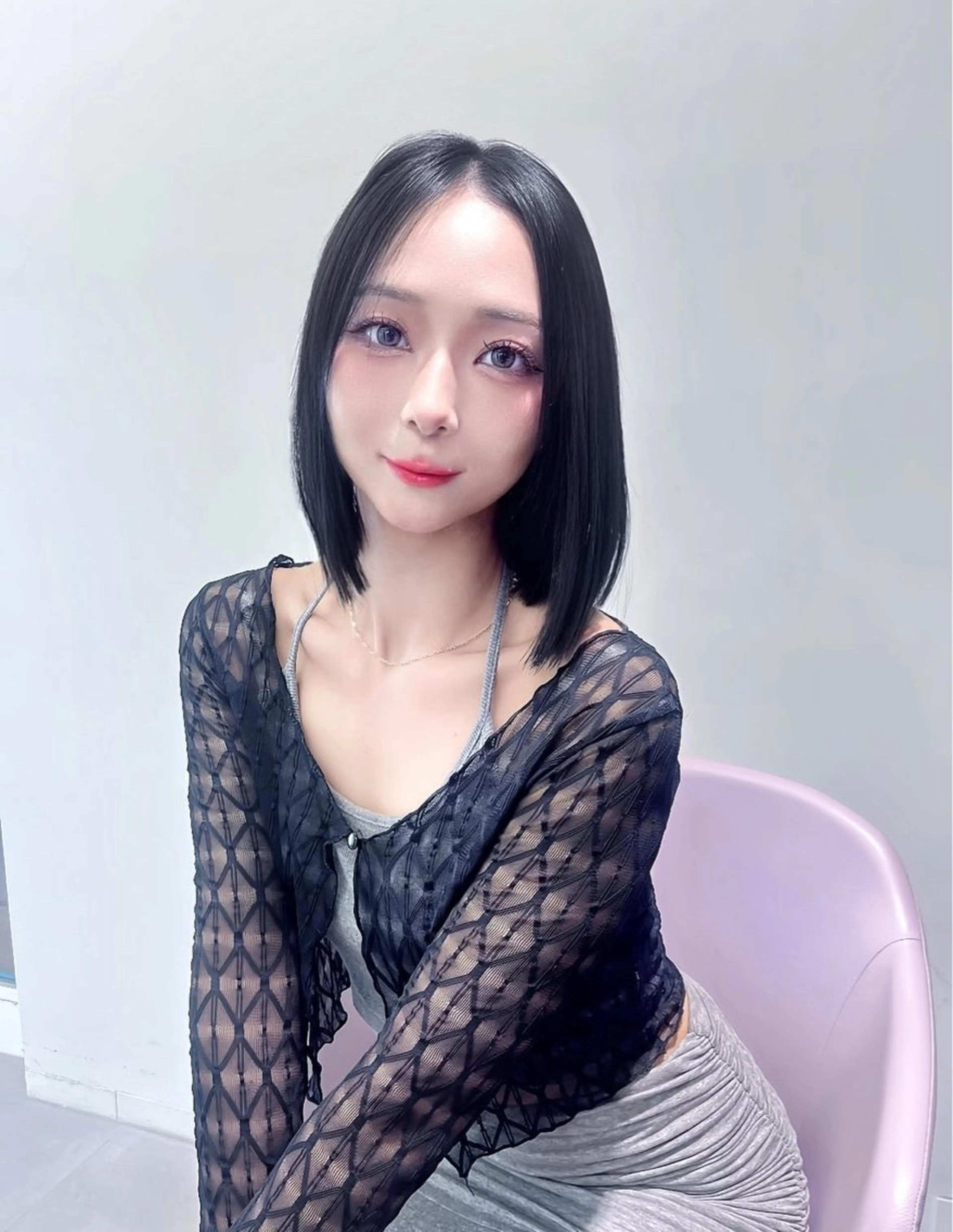 ミディアム カラー ヘアアレンジ カット ヘアカラー トリートメント 韓国ヘア/髪質改善 TAKAHIROのヘアスタイル