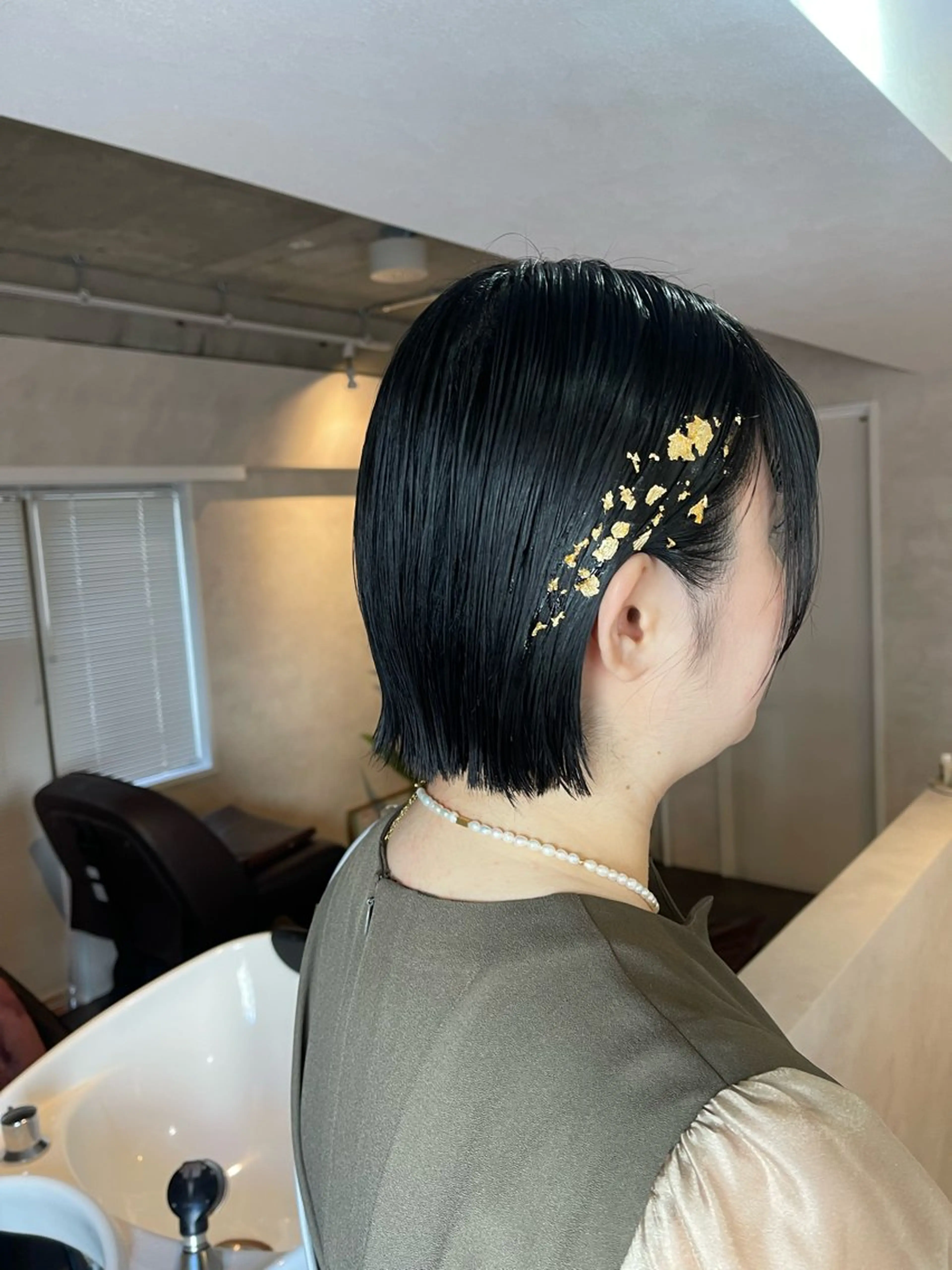 ショート ヘアアレンジ ヘアセット hair design SUN room【サンルーム渋谷】所属・レイヤーボブ/渋谷 /メンズyuinaのヘアスタイル