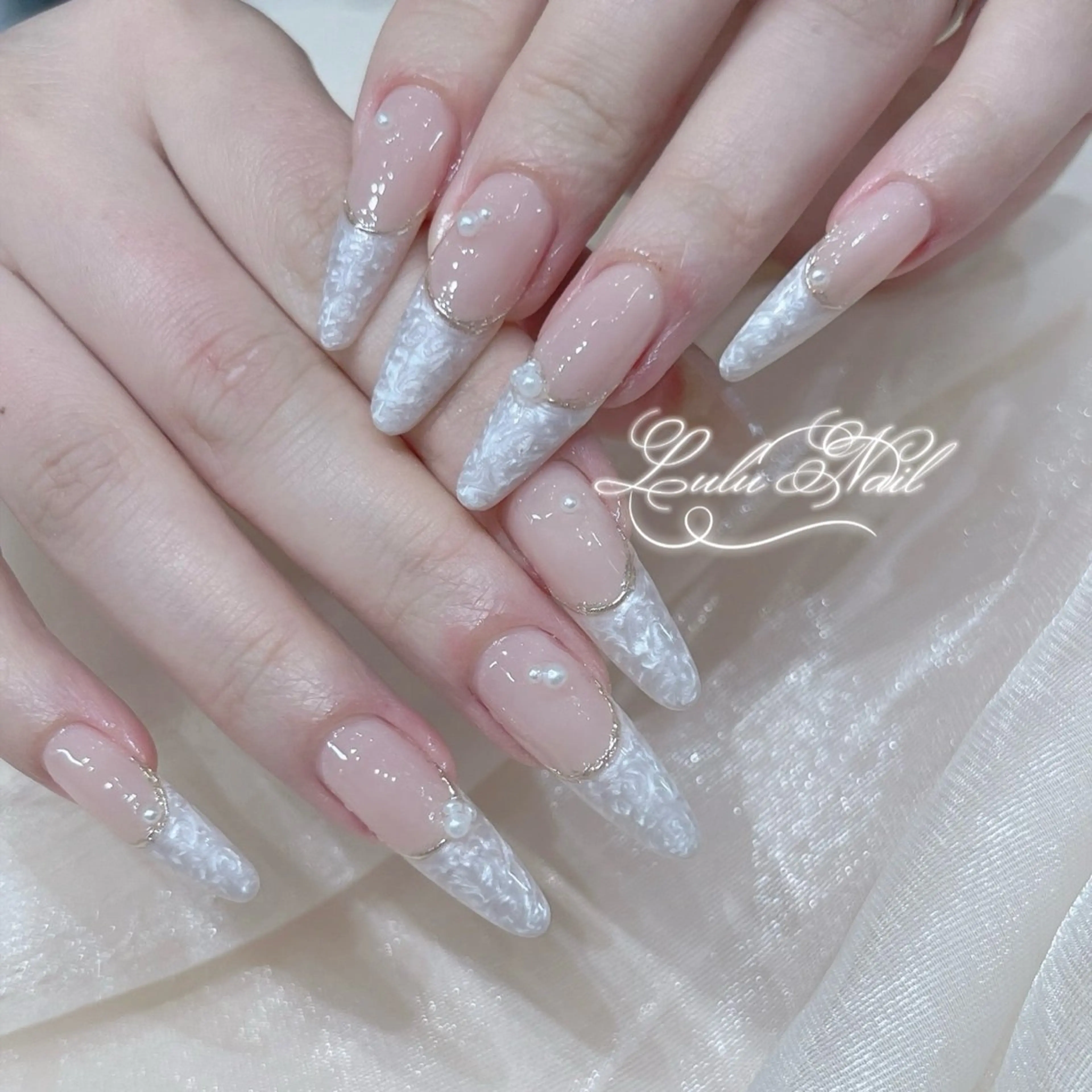 ネイル ハンドネイル Lulu Nail 🫧ユユのネイルデザイン