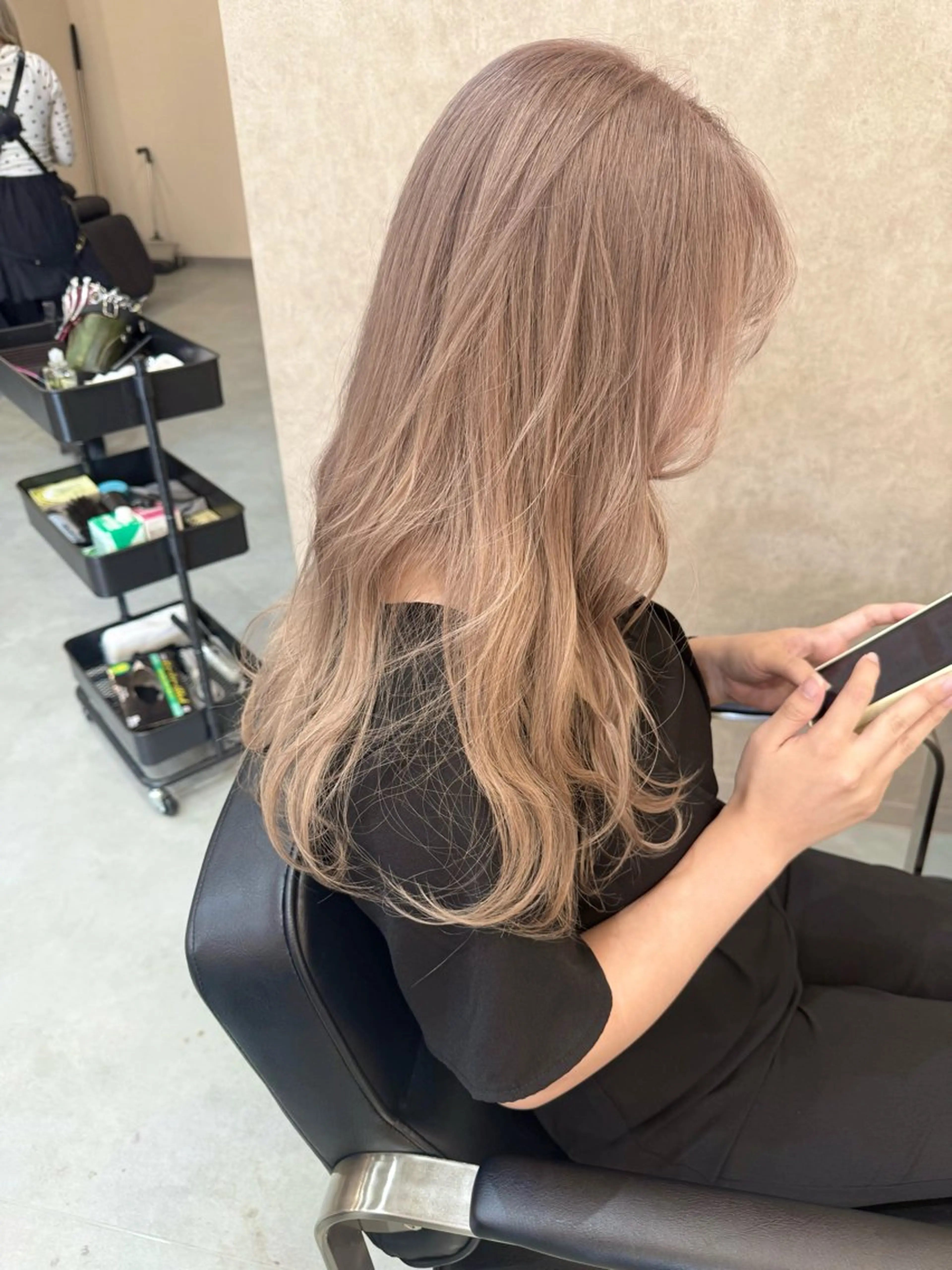 ロング ショートボブ ボブ 髪質改善 韓国風ヘア レイヤーカット ヘアカラー suii..hair designのヘアスタイル