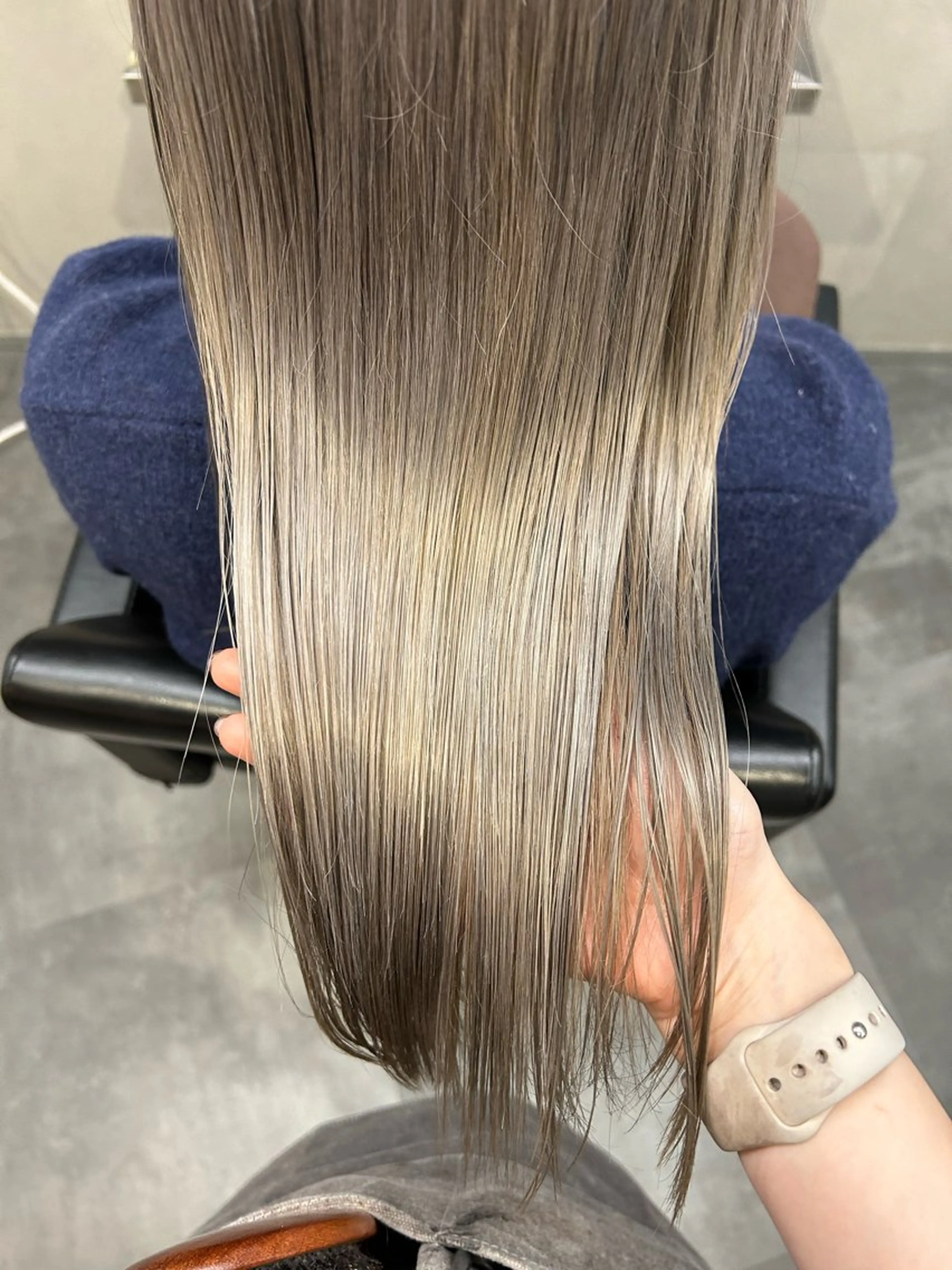 ロング カラー ヘアカラー トリートメント Haru/THREE …by velvetのヘアスタイル