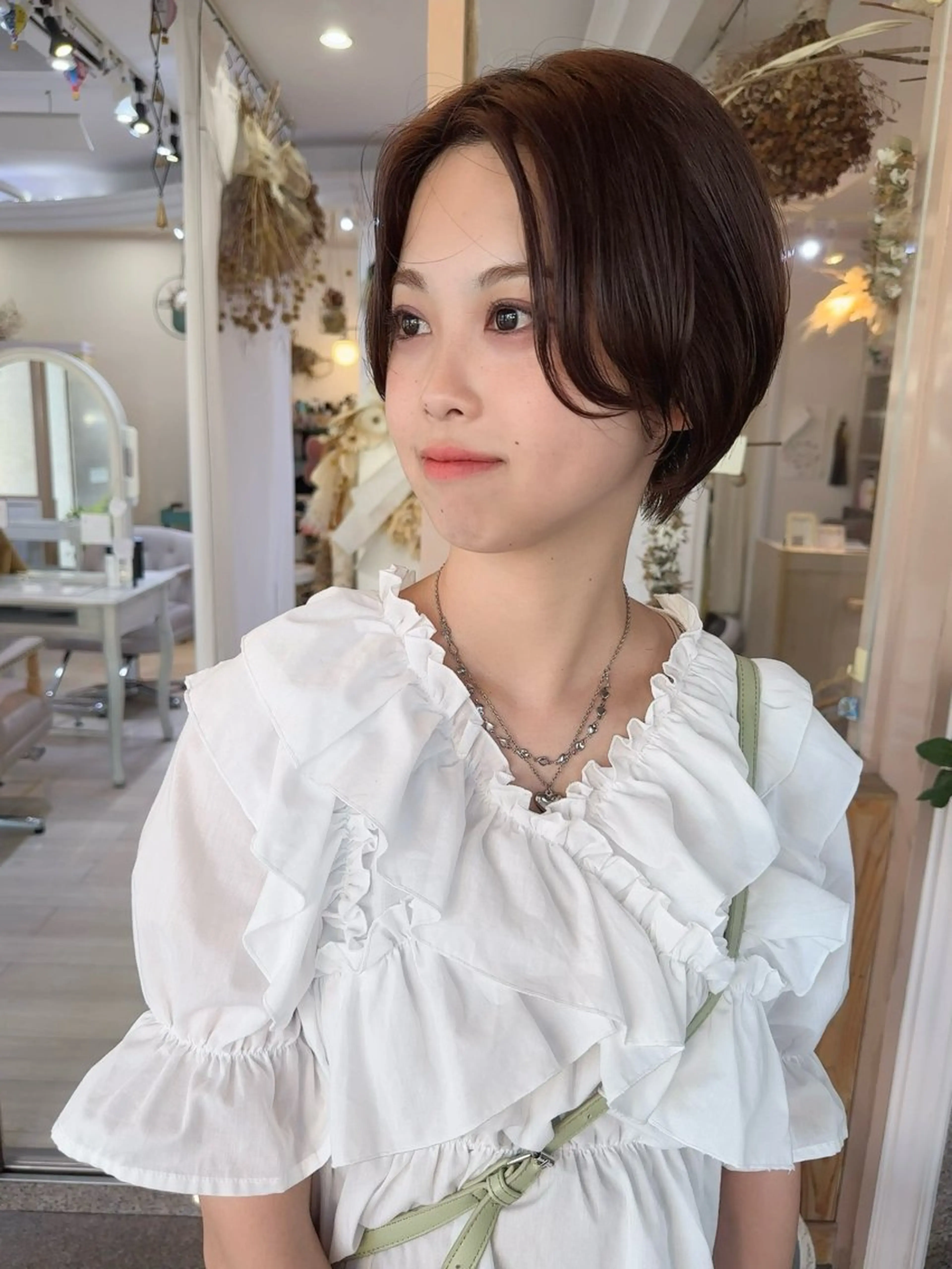 ショート カラー 楫 大輝のヘアスタイル