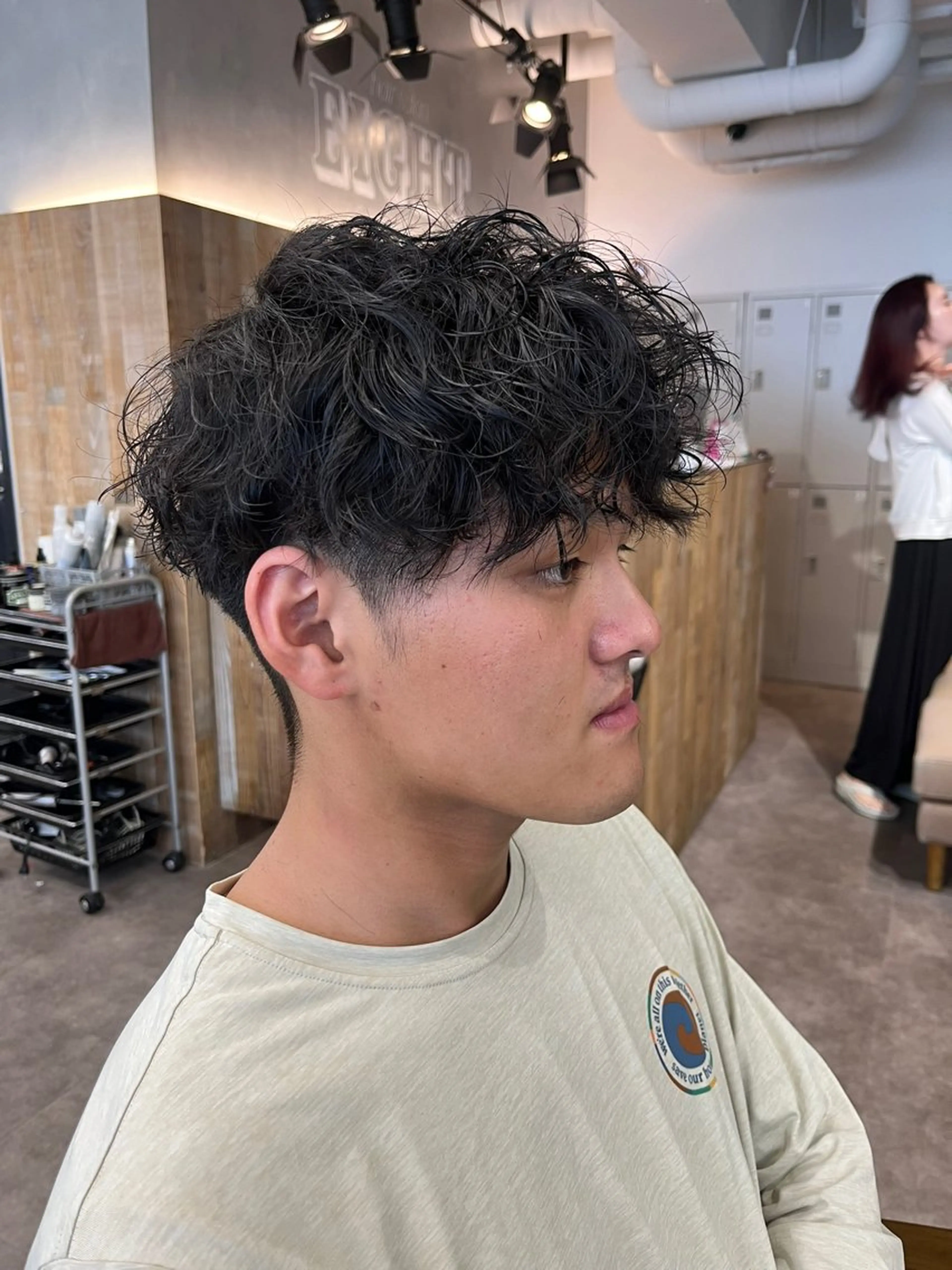 パーマ メンズ メンズパーマ ツイストスパイラルパーマ スパイラルパーマ カット パーマ 💜メンズカット＆パ ーマ💜Sakuraのヘアスタイル