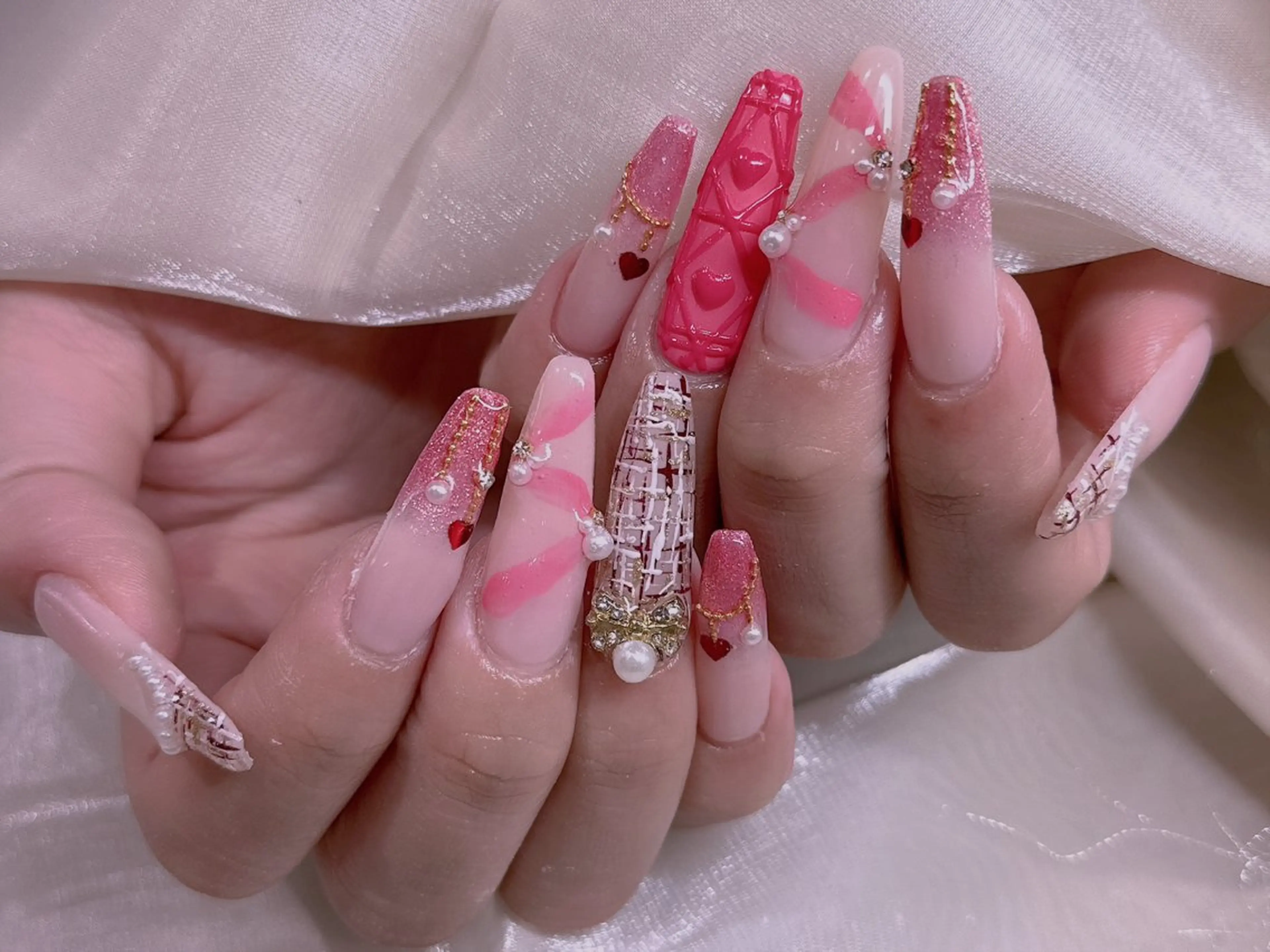 ネイル ハンドネイル エムズ エムズのマツエク・マツパデザイン