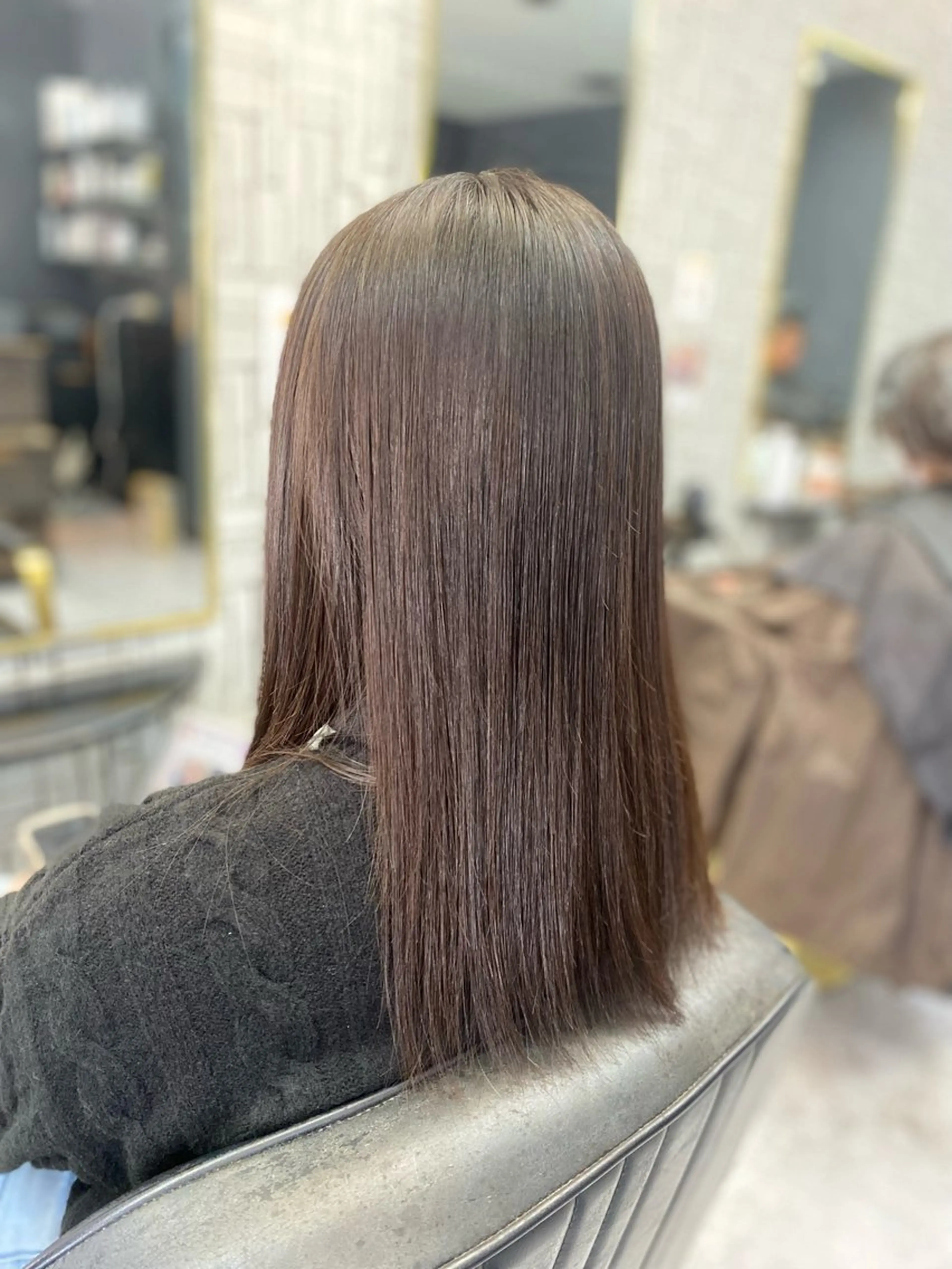 ロング カット 縮毛矯正 池田 亮雅のヘアスタイル