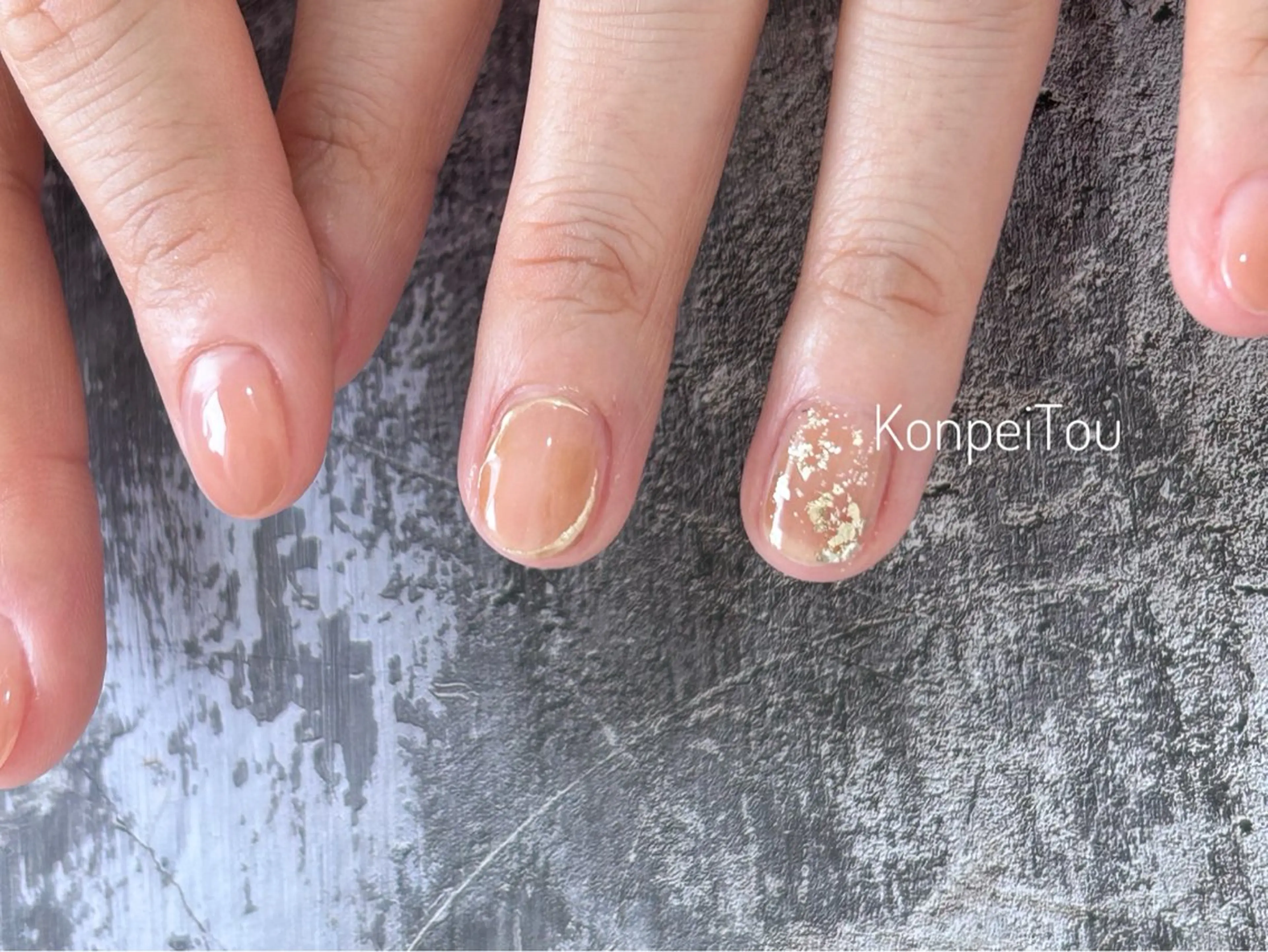 ネイル アートネイル ニュアンスネイル ハンドネイル おうちのネイルサロン　konpeiTou〜こんぺいとう〜所属・おうちのネイルサロン KonpeiTouのネイルデザイン