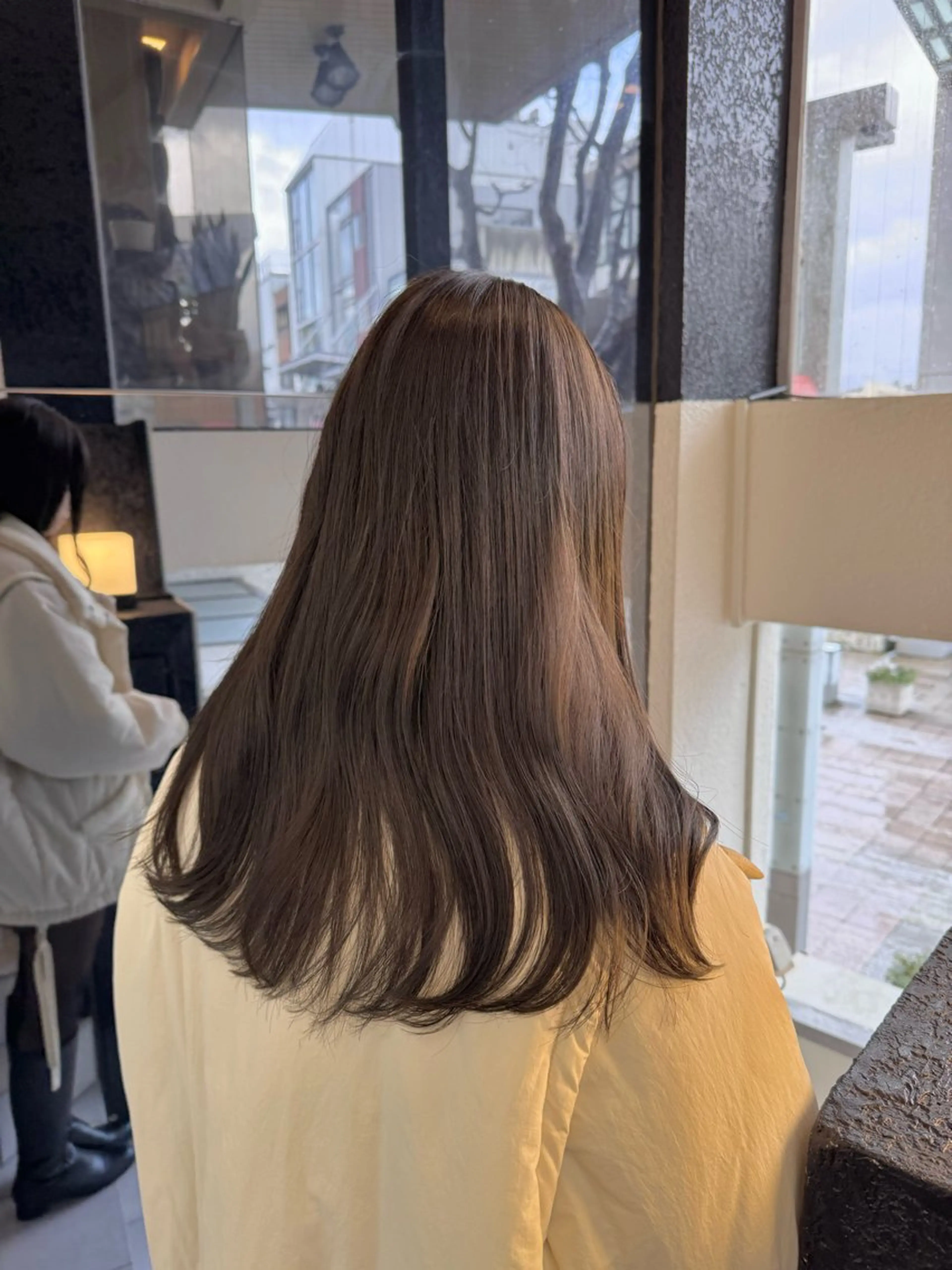 セミロング カラー カット ヘアカラー トリートメント KOHNO/ブリーチ なし/透明感カラーのヘアスタイル