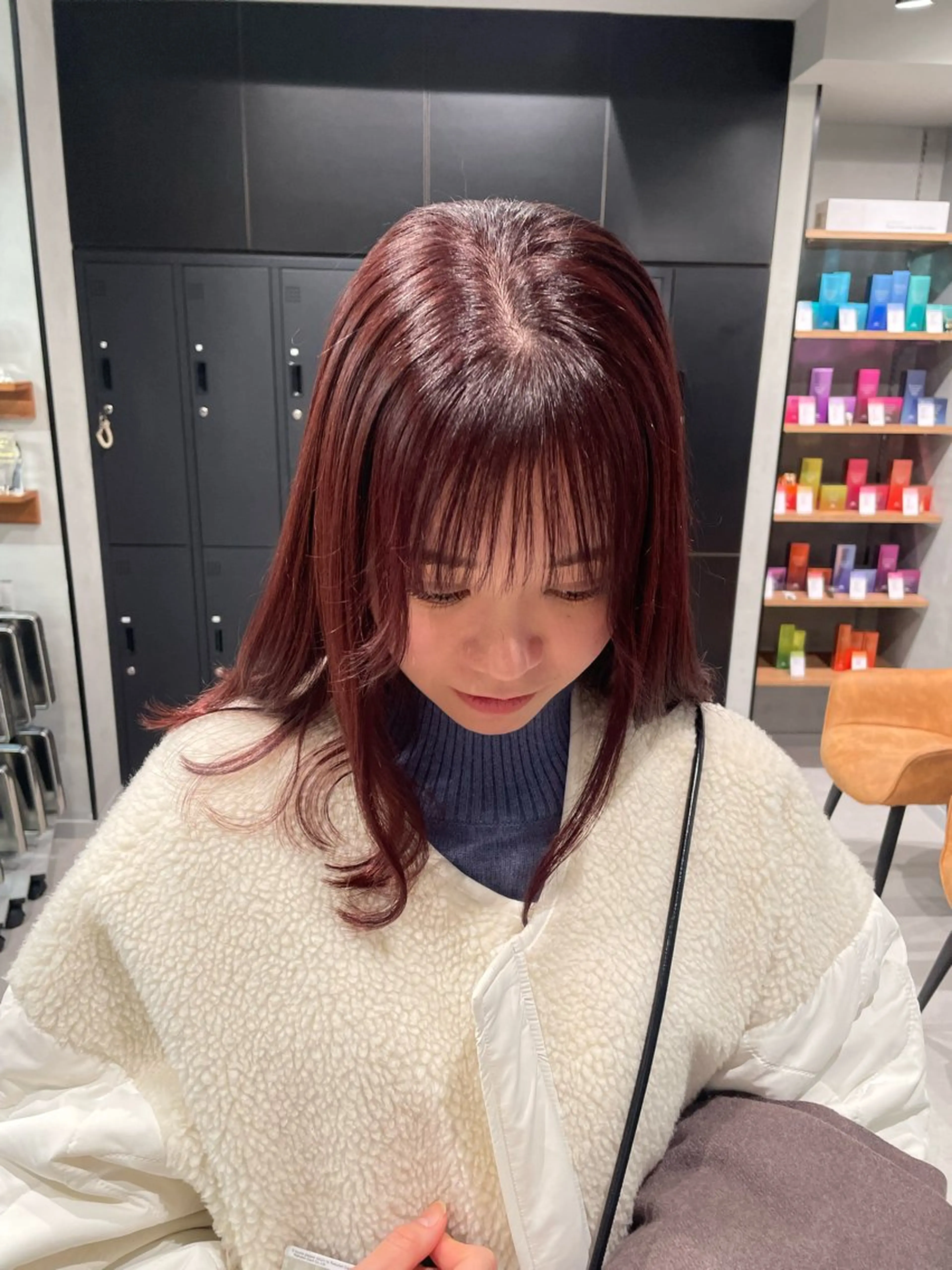 ロング カラー カット ヘアカラー トリートメント ヘッドスパ ヘアセット 暖色レイヤー 🥀REIRIのヘアスタイル