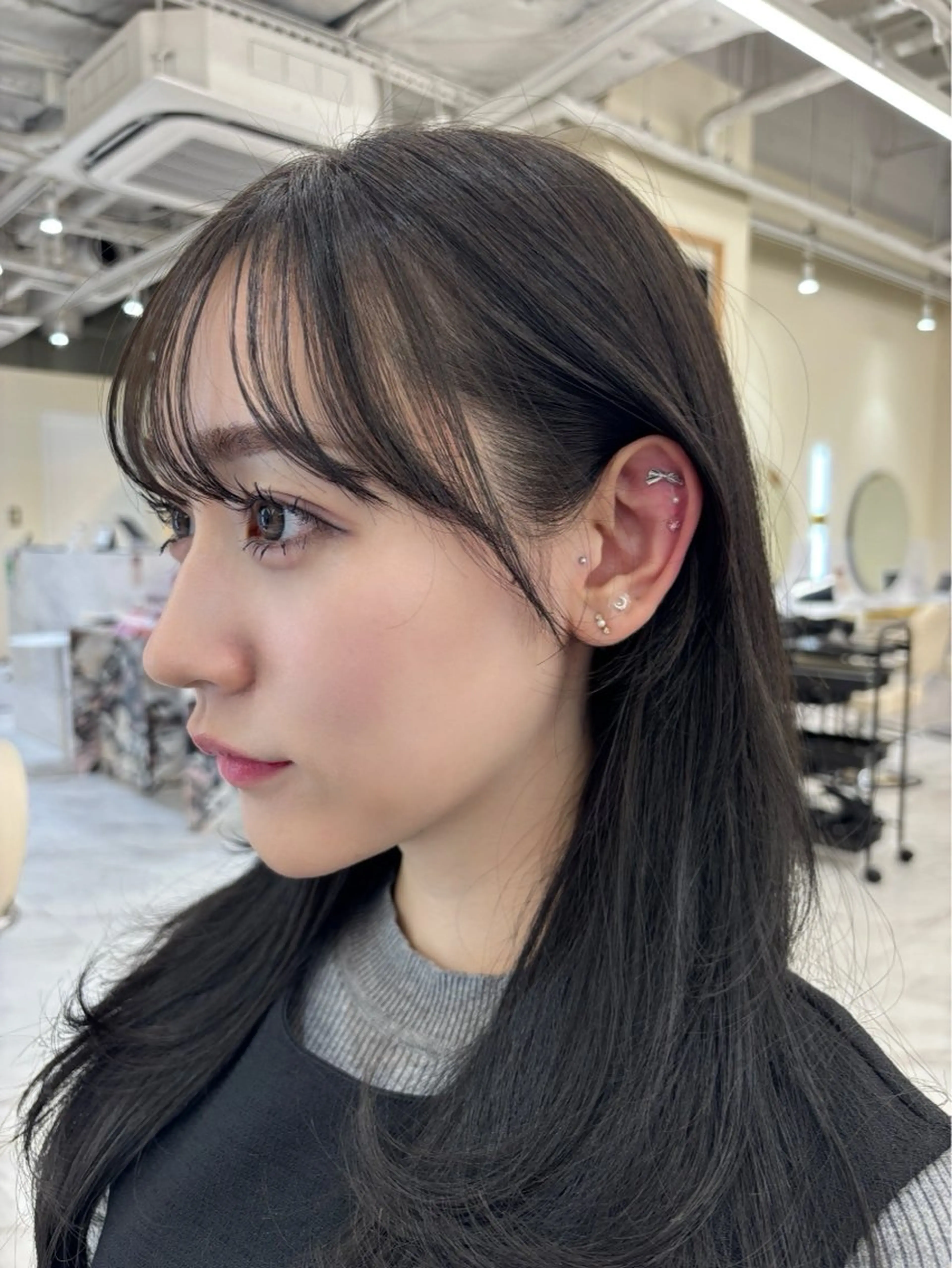 ロング レイヤーカット/髪質 改善/momo🎀のヘアスタイル