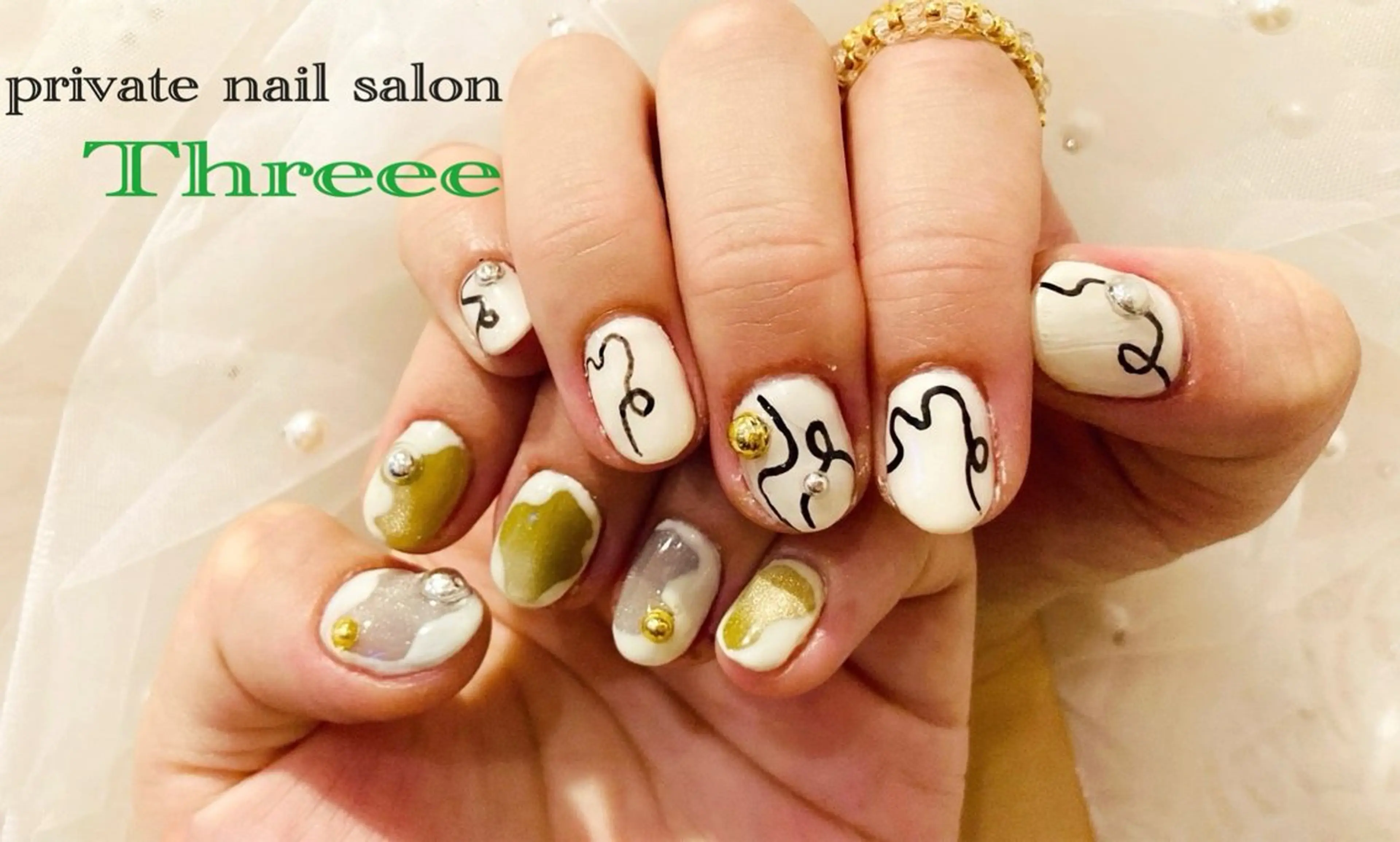 ネイル ハンドネイル Nail salon - Threee　-のネイルデザイン