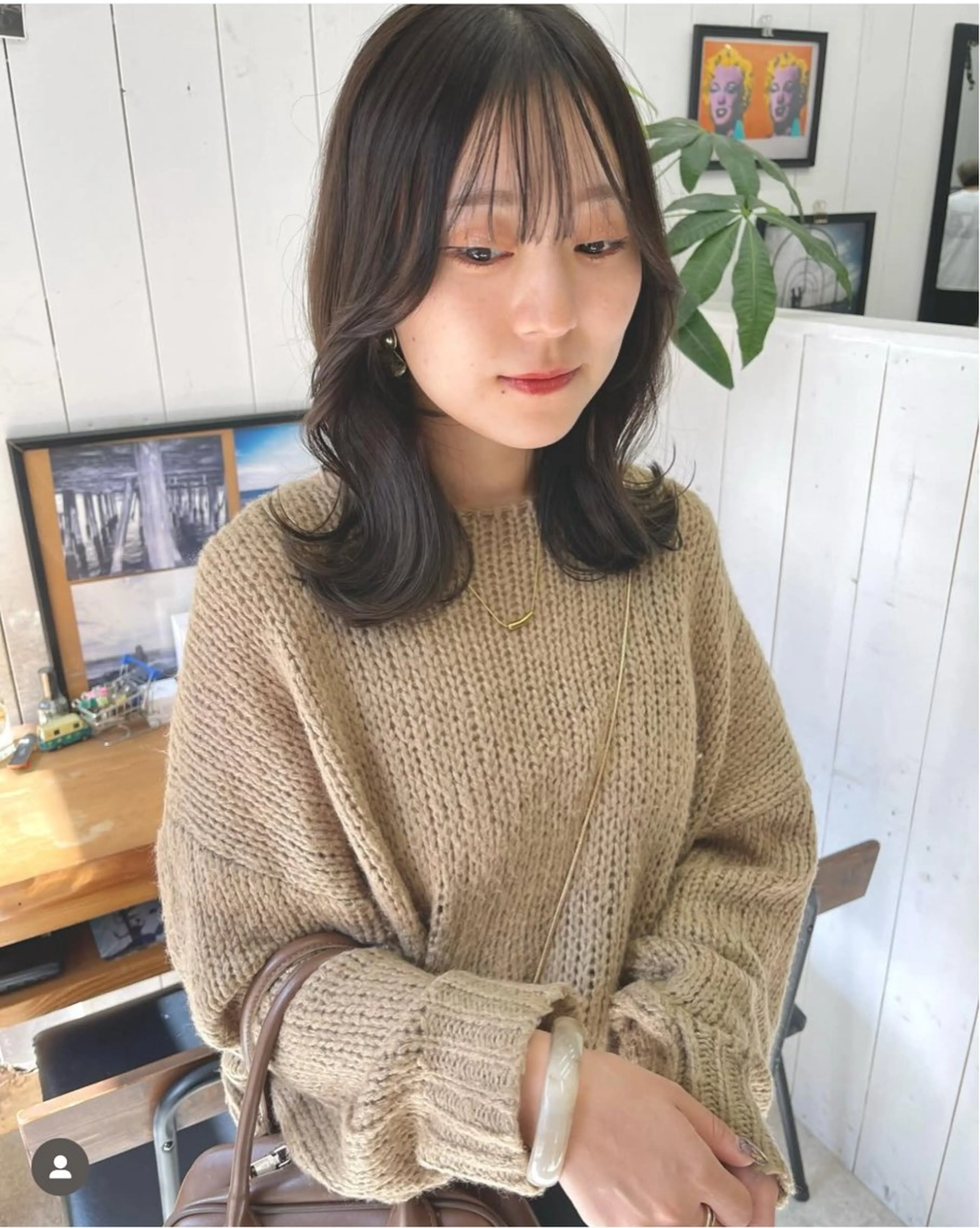 ミディアム カット 📍葛西りんたろう/ ENVのヘアスタイル