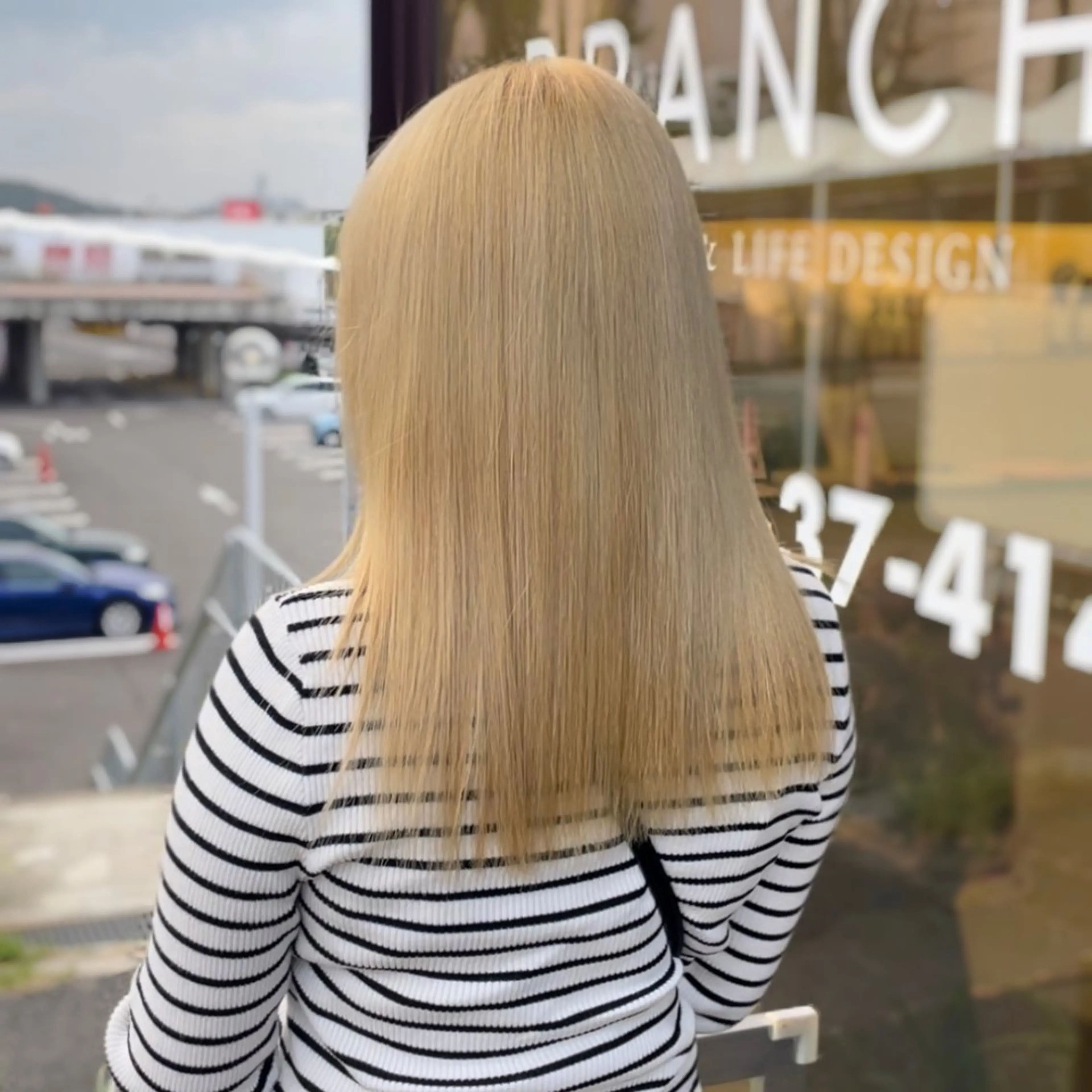 ミディアム ヘアカラー BRANCHÉ 高蔵寺☘️ねねほ☘️のヘアスタイル