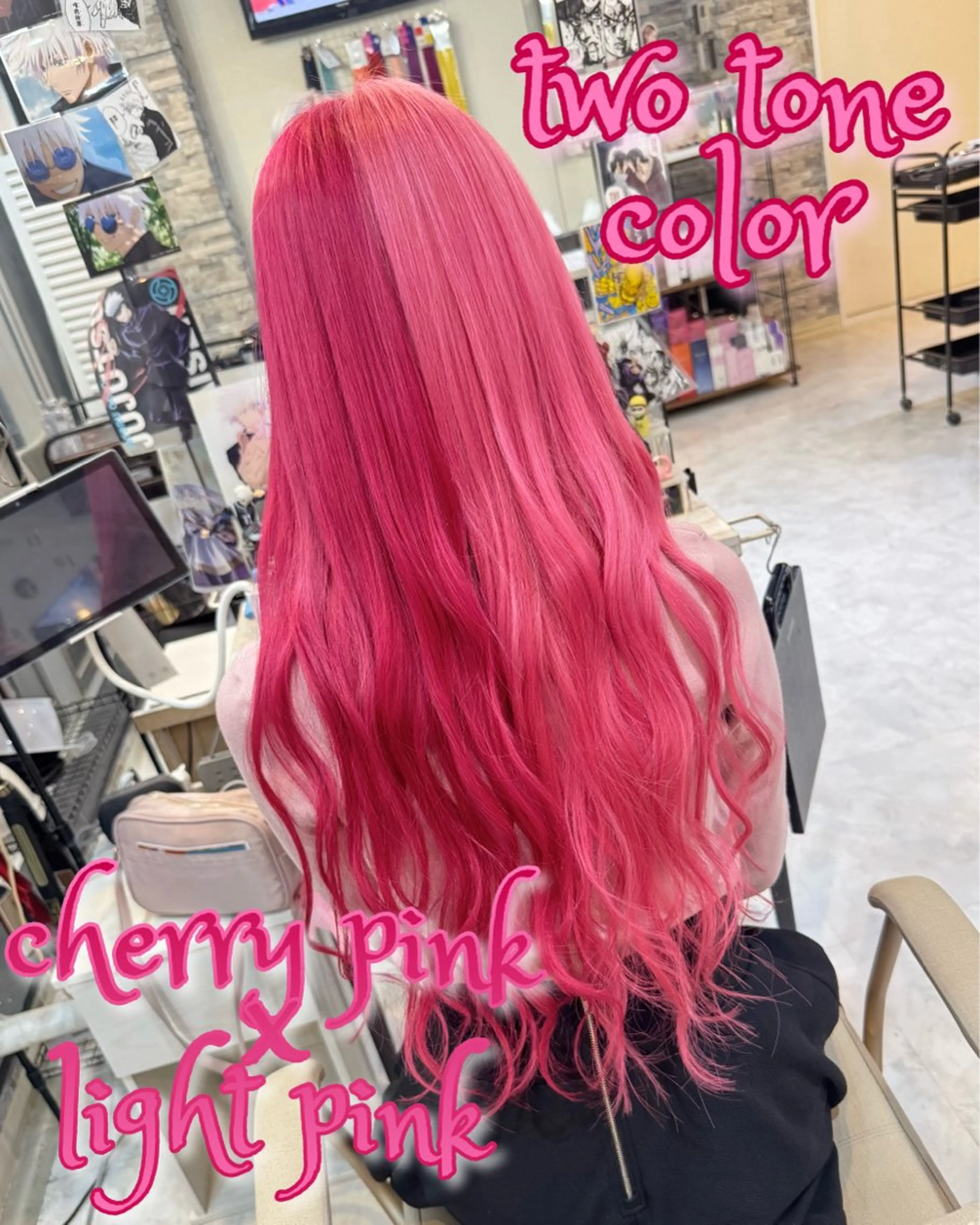 ロング カラー ヘアカラー トリートメント 派手髪/ハイトーン/ エクステ✨ユウキのヘアスタイル