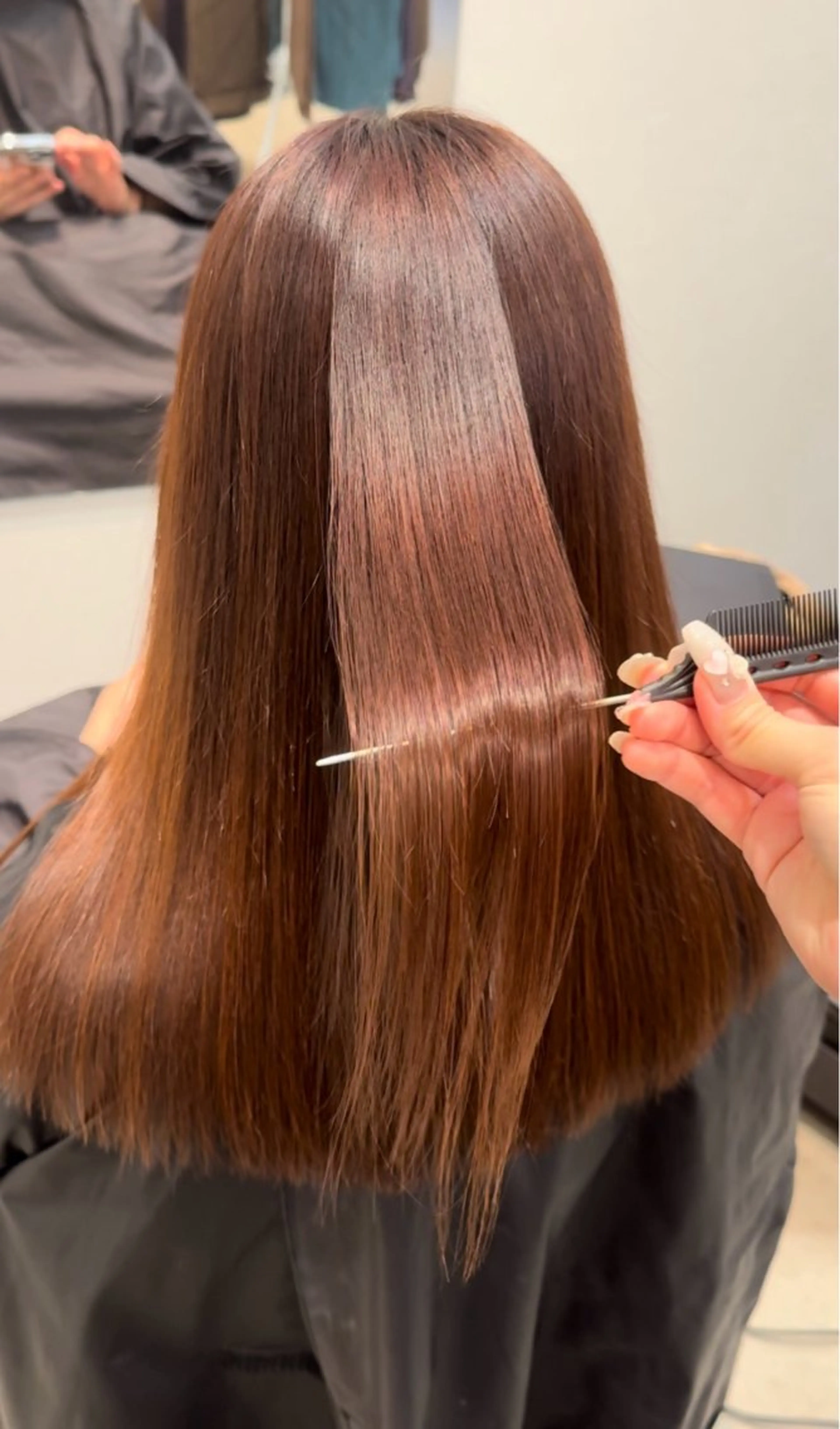 🎅🏻12月限定クーポン🎄カット+髪質改善カラー＋FLOWDIAトリートメント(土日、26日以降＋¥1100)の写真