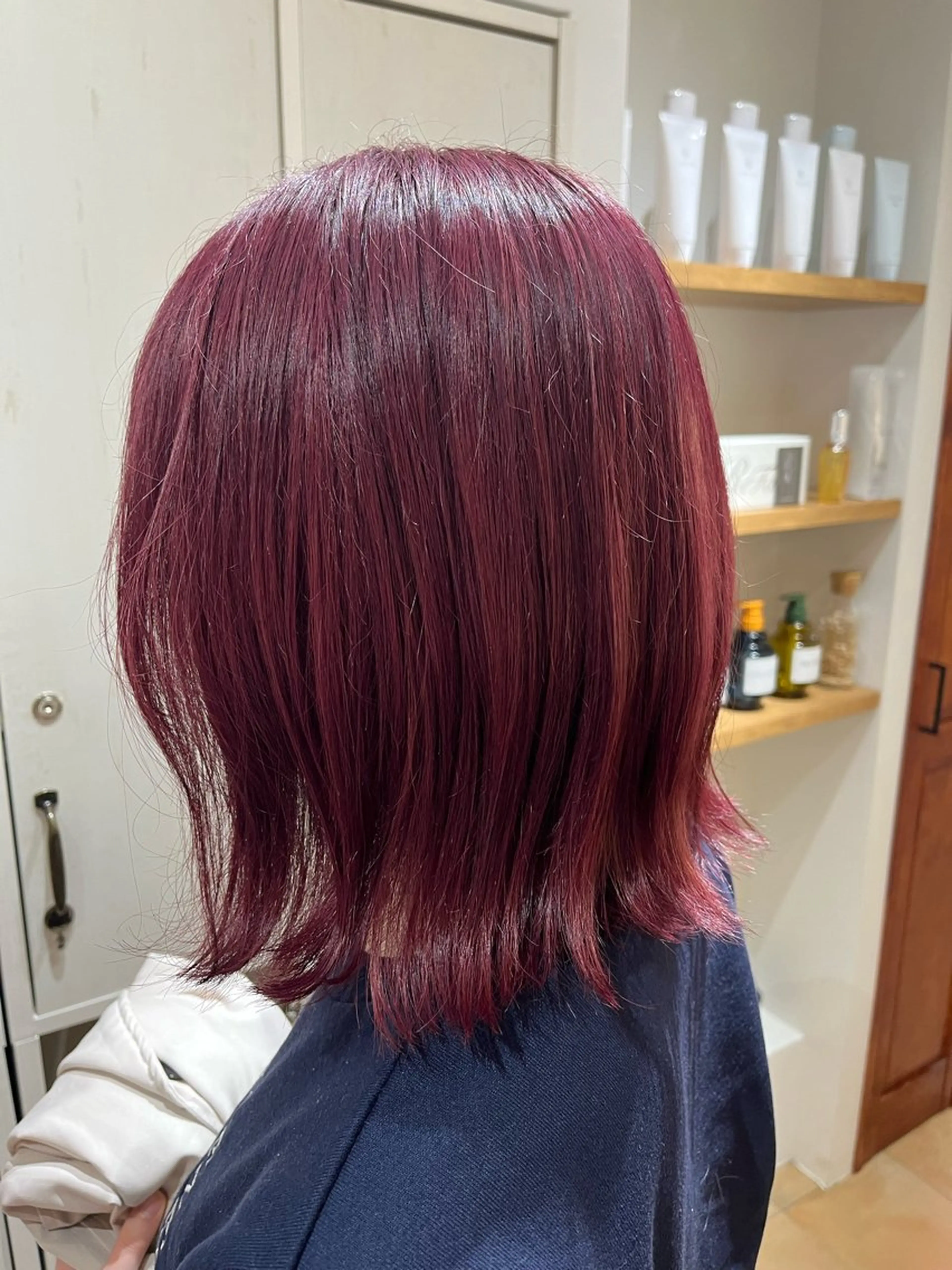 ミディアム カラー ダブルカラー ピンクカラー ヘアカラー 🌈透明感カラー🌈 🌟吉田祐介🌟のヘアスタイル