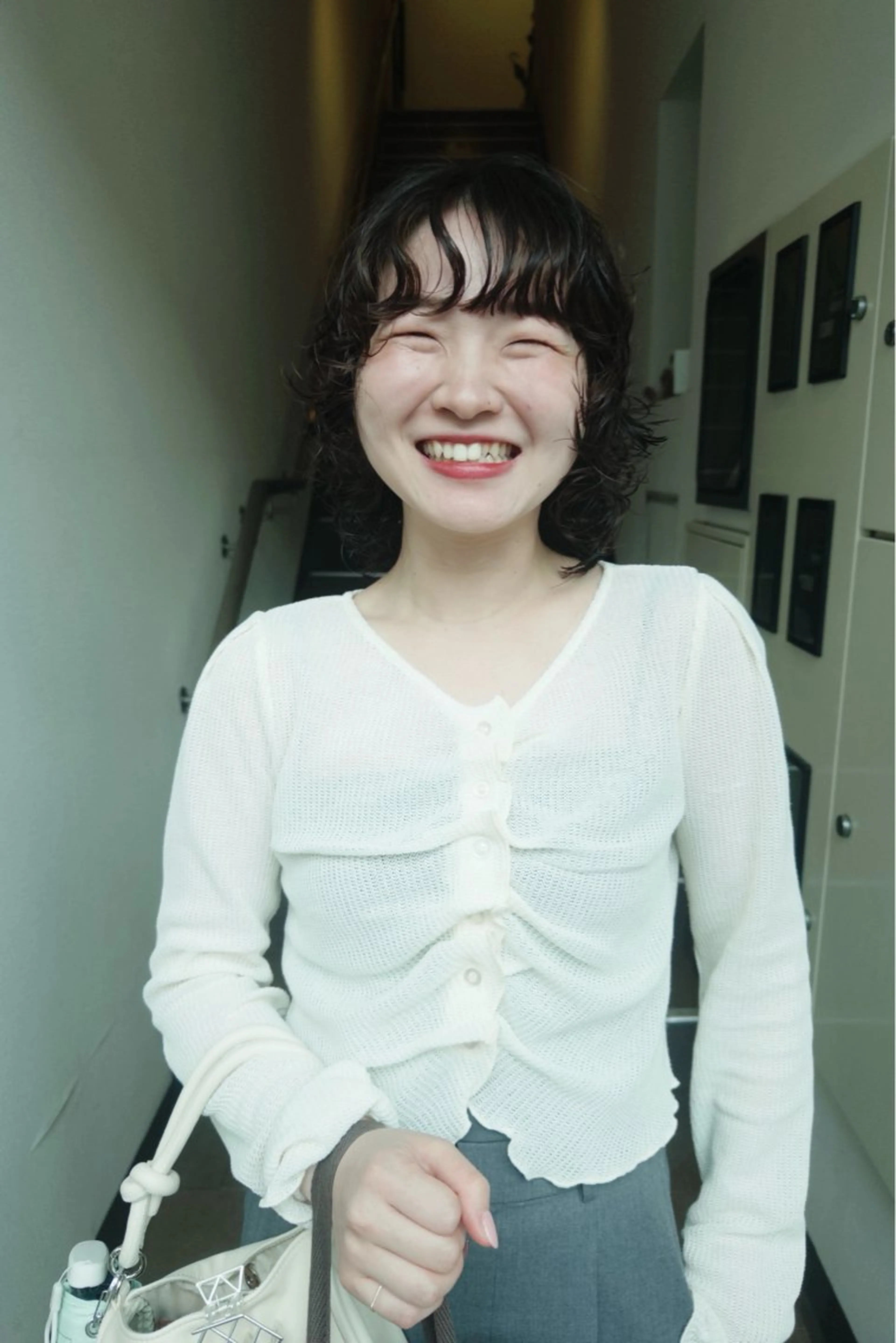 ミディアム パーマ ミディアムパーマ カット パーマ パーマ 大須美容師 ぱるのヘアスタイル